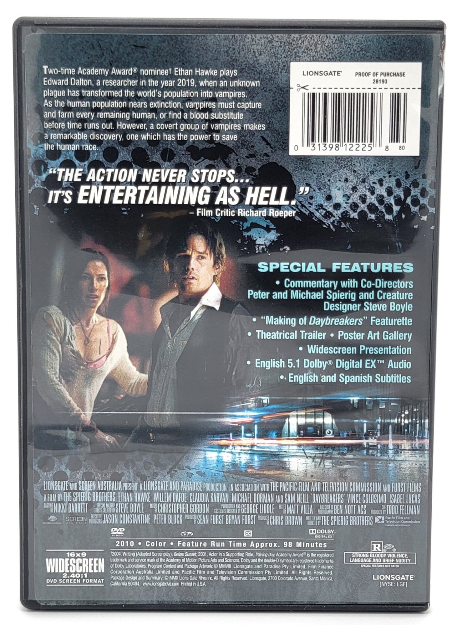 Lionsgate Home Entertainment - Daybreakers The Battle for Blood Begins | DVD | Widescreen - DVD - Steady Bunny Shop