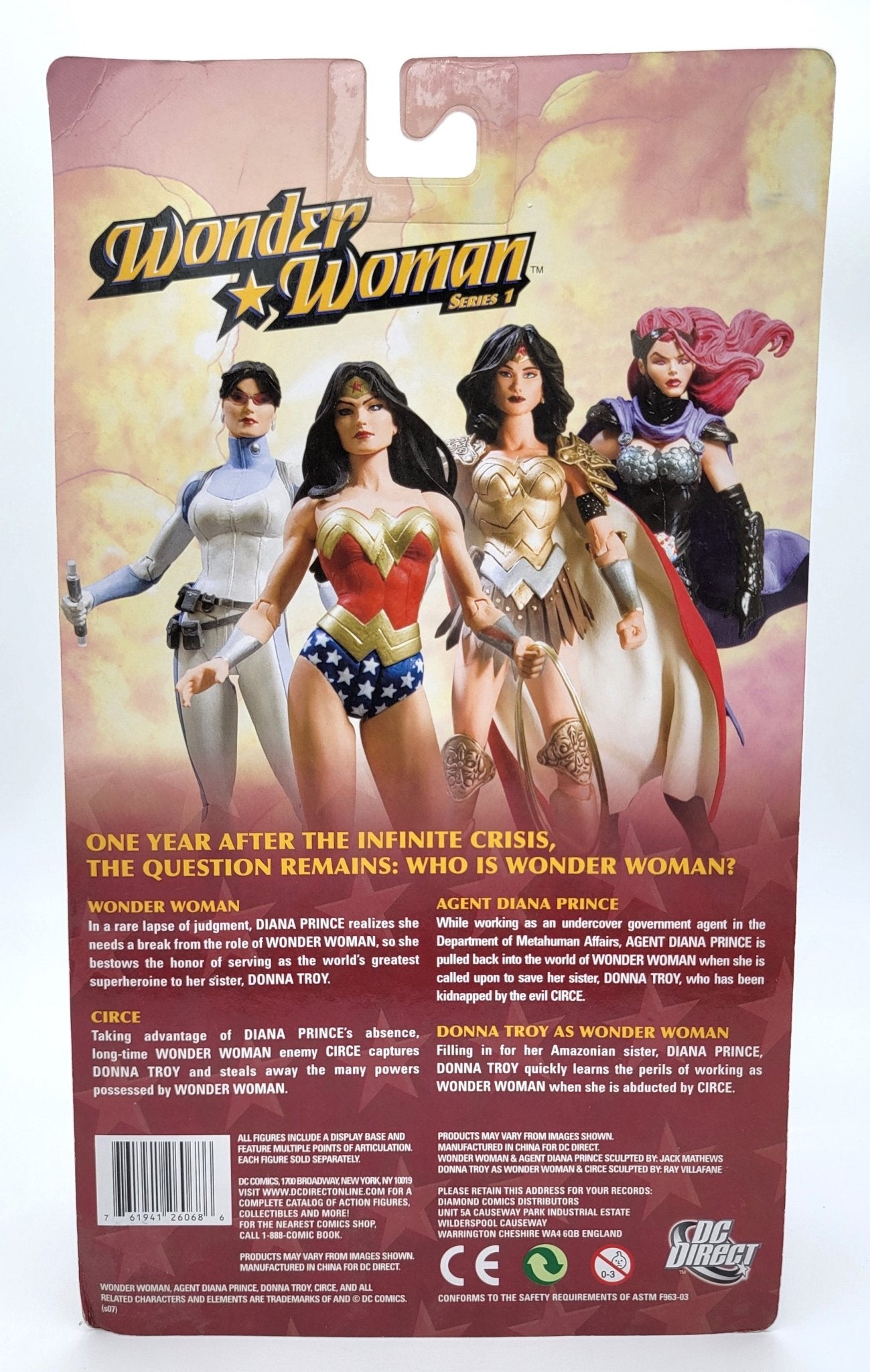 DC Direct - DC Direct | Donna Tory as Wonder Woman Series 1 | Vintage Action Figure - Action Figures - Steady Bunny Shop