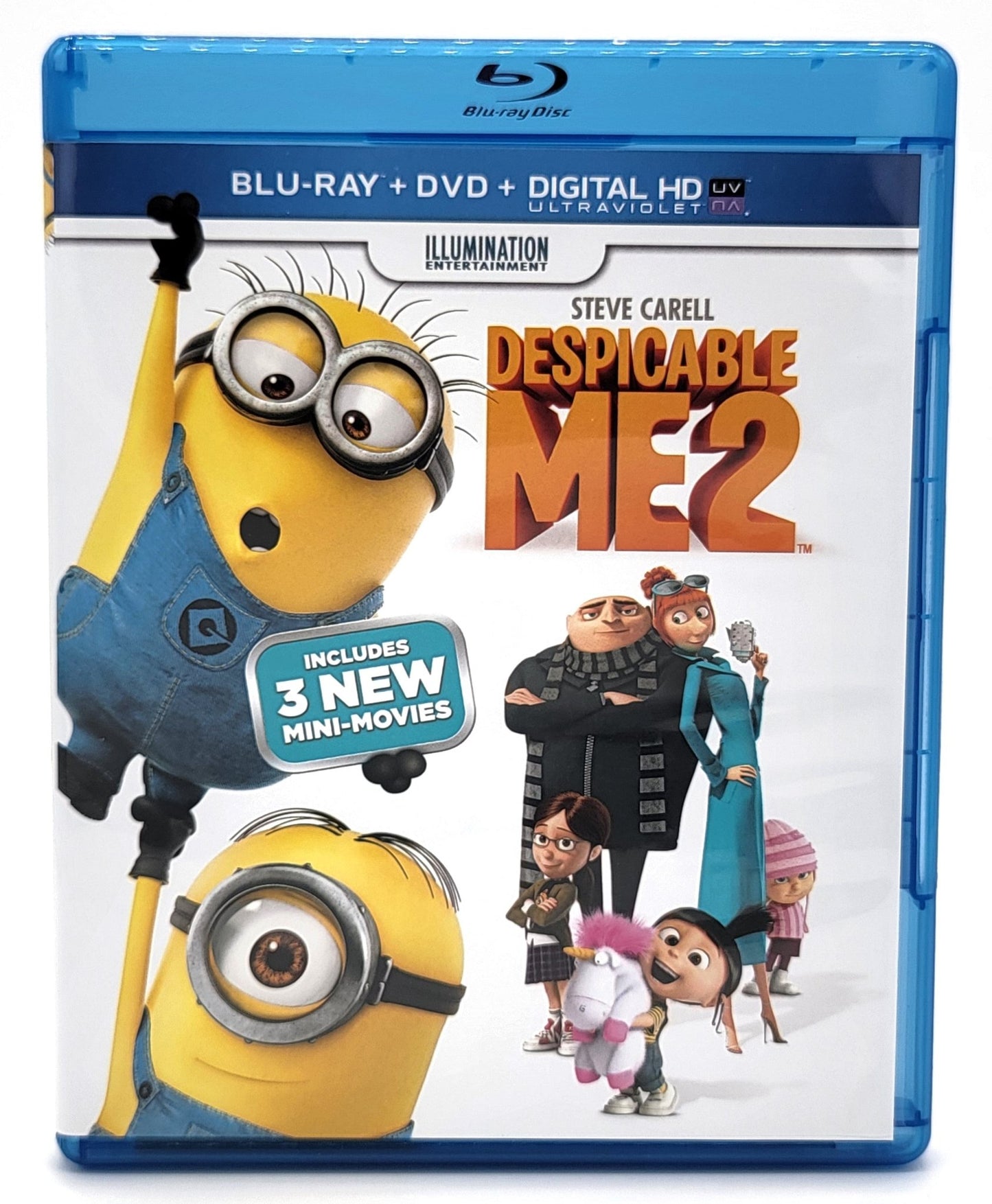 Illumination Entertainment, - Despicable ME 2 | Blu-ray & DVD | Includes 3 New Mini Movies - DVD & Blu-ray - Steady Bunny Shop