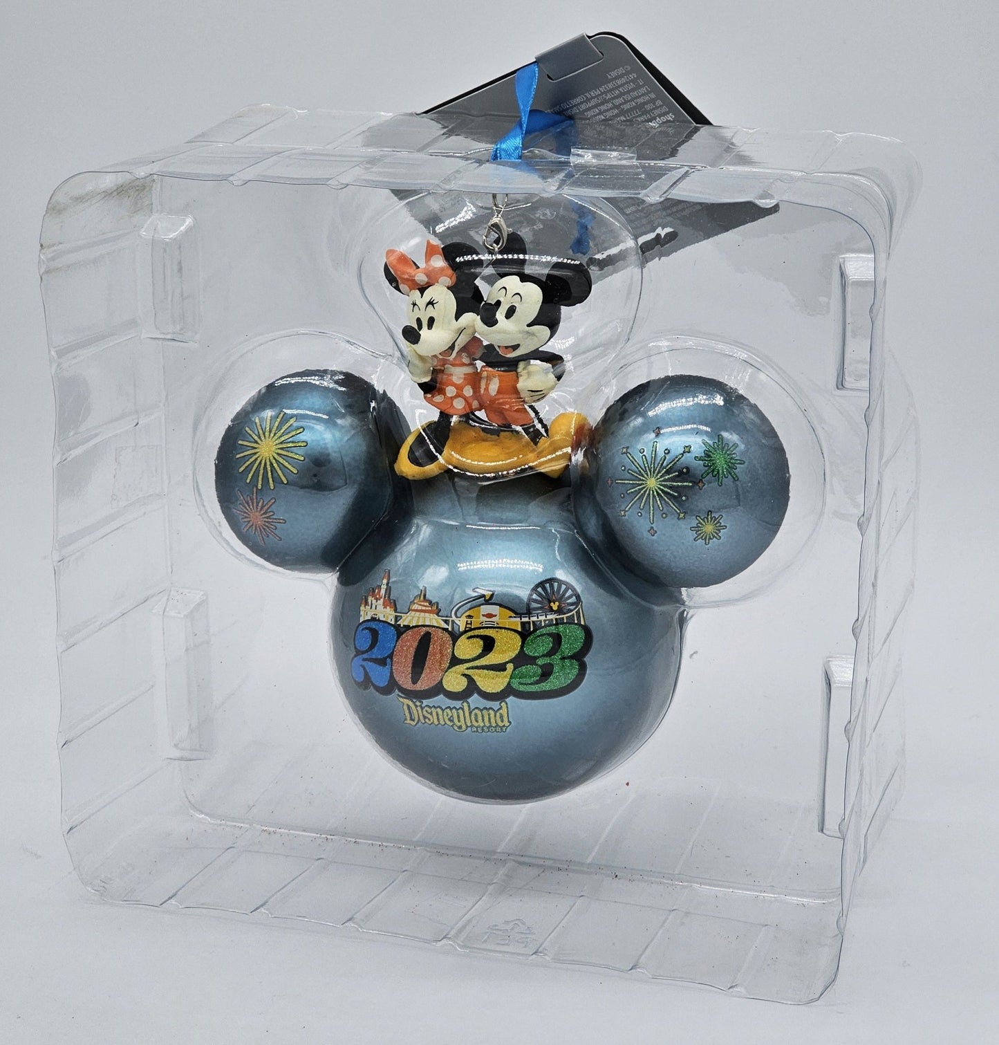 Disney - Disney | Disneyland Resort Mickey & Minnie Mouse Commemorative 2023 Ornament - Holiday Decoration - Steady Bunny Shop