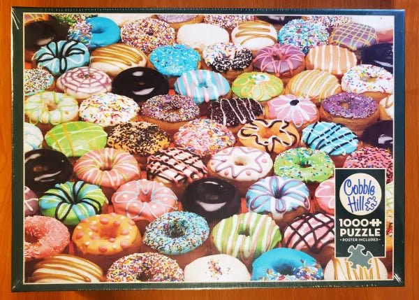 Cobble Hill - Doughnuts - 1000 Piece Puzzle - Jigsaw Puzzle - Steady Bunny Shop