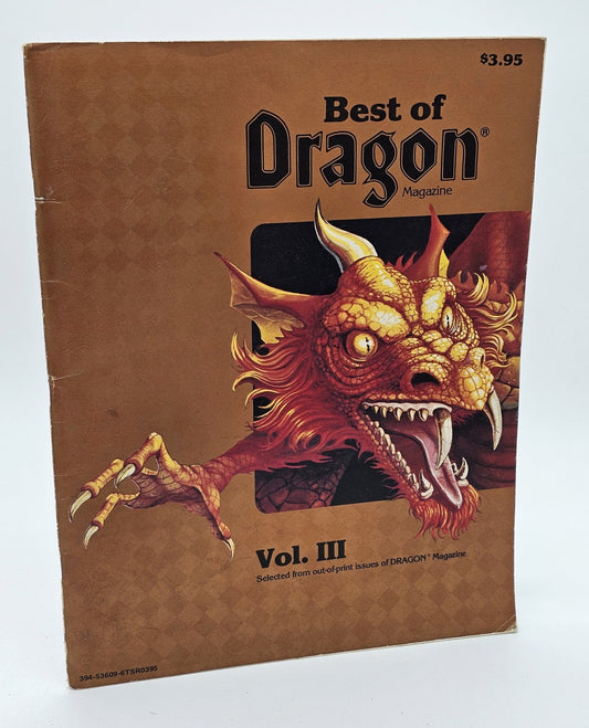 TSR, Inc - Dragon Magazine | Best Of Dragon Magazine | Volume III - Magazine - Steady Bunny Shop