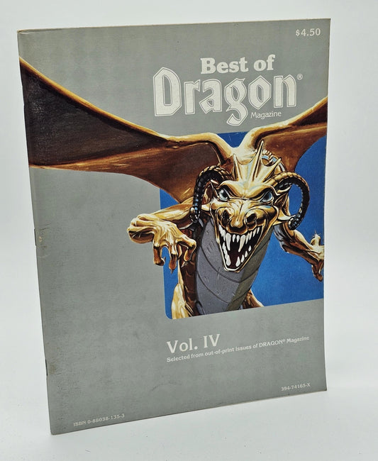 TSR, Inc - Dragon Magazine | Best Of Dragon Magazine | Volume IV - Magazine - Steady Bunny Shop