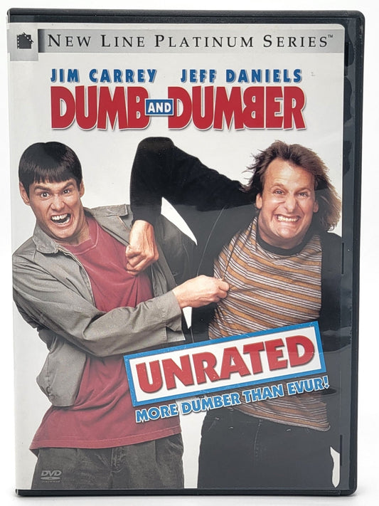 New Line Home Entertainment - Dumb and Dumber | DVD | Widescreen - New Line Platinum Series - Unrated - DVD - Steady Bunny Shop