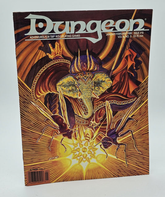 TSR, Inc - Dungeon Magazine | Adventures for TSR Role-Playing Games | Issue #15 - Magazine - Steady Bunny Shop