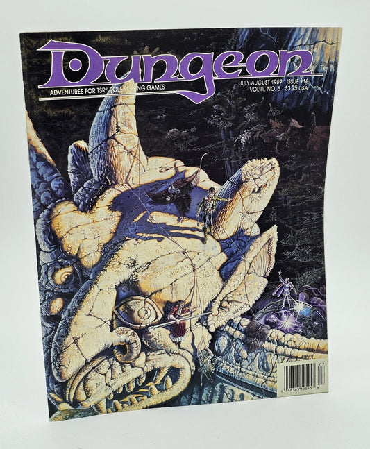TSR, Inc - Dungeon Magazine | Adventures for TSR Role-Playing Games | Issue #18 - Magazine - Steady Bunny Shop