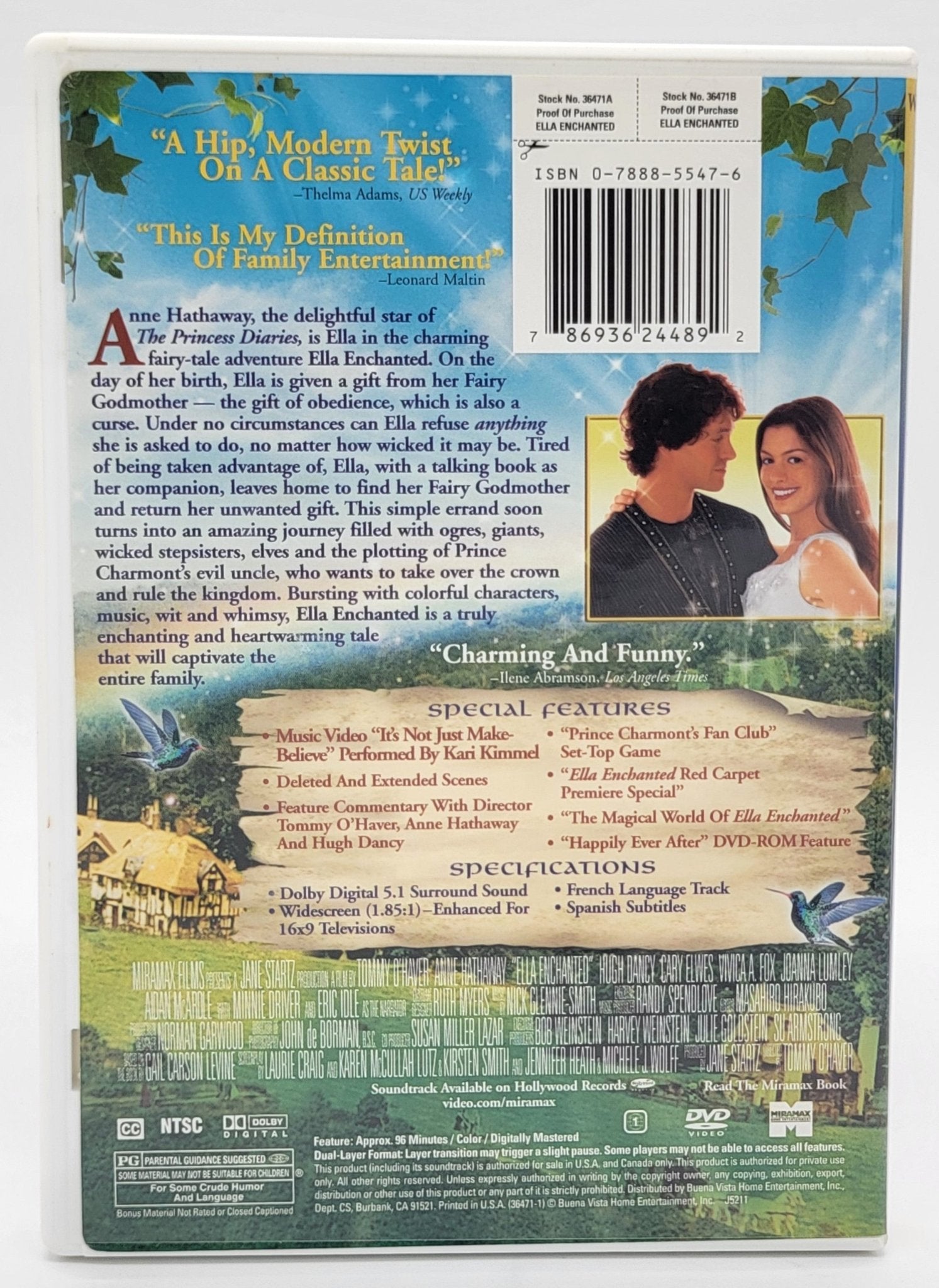 Paramount Pictures Home Entertainment - Ella Enchanted | DVD | Widescreen - DVD - Steady Bunny Shop