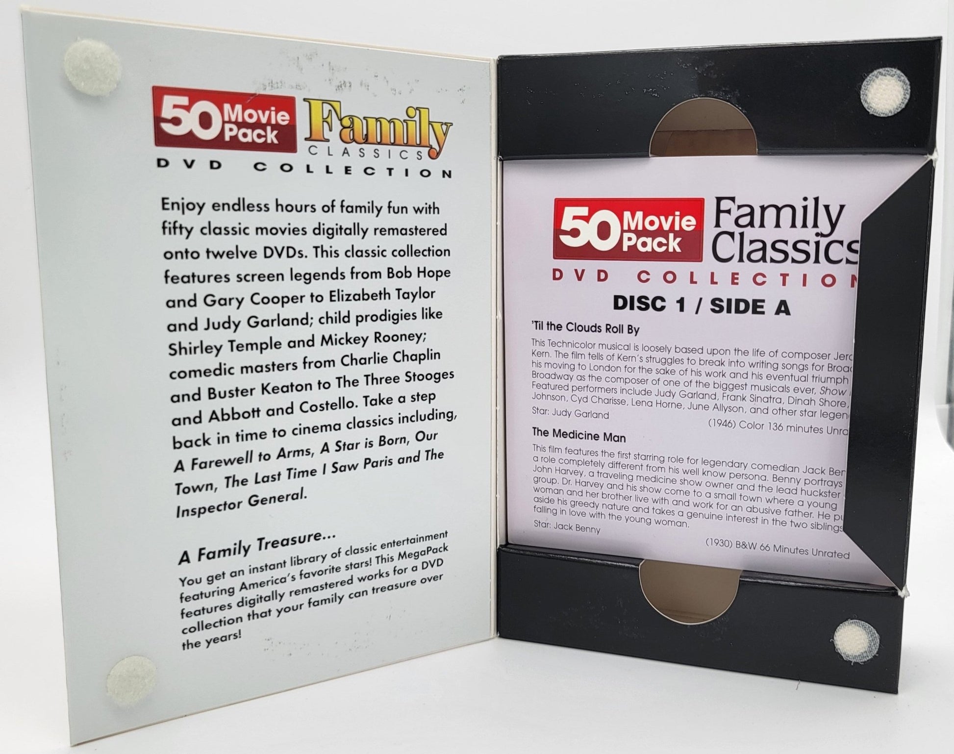 Mill Creek Entertainment - Family Classics | DVD | 50 Movie Pack 12 Double Sided DVDs Dics - dvd - Steady Bunny Shop