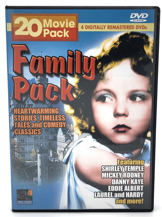 Mill Creek Entertainment - Family Pack | 20 Movie Pack - 4 Digitally Remastered DVD | Classics - DVD - Steady Bunny Shop