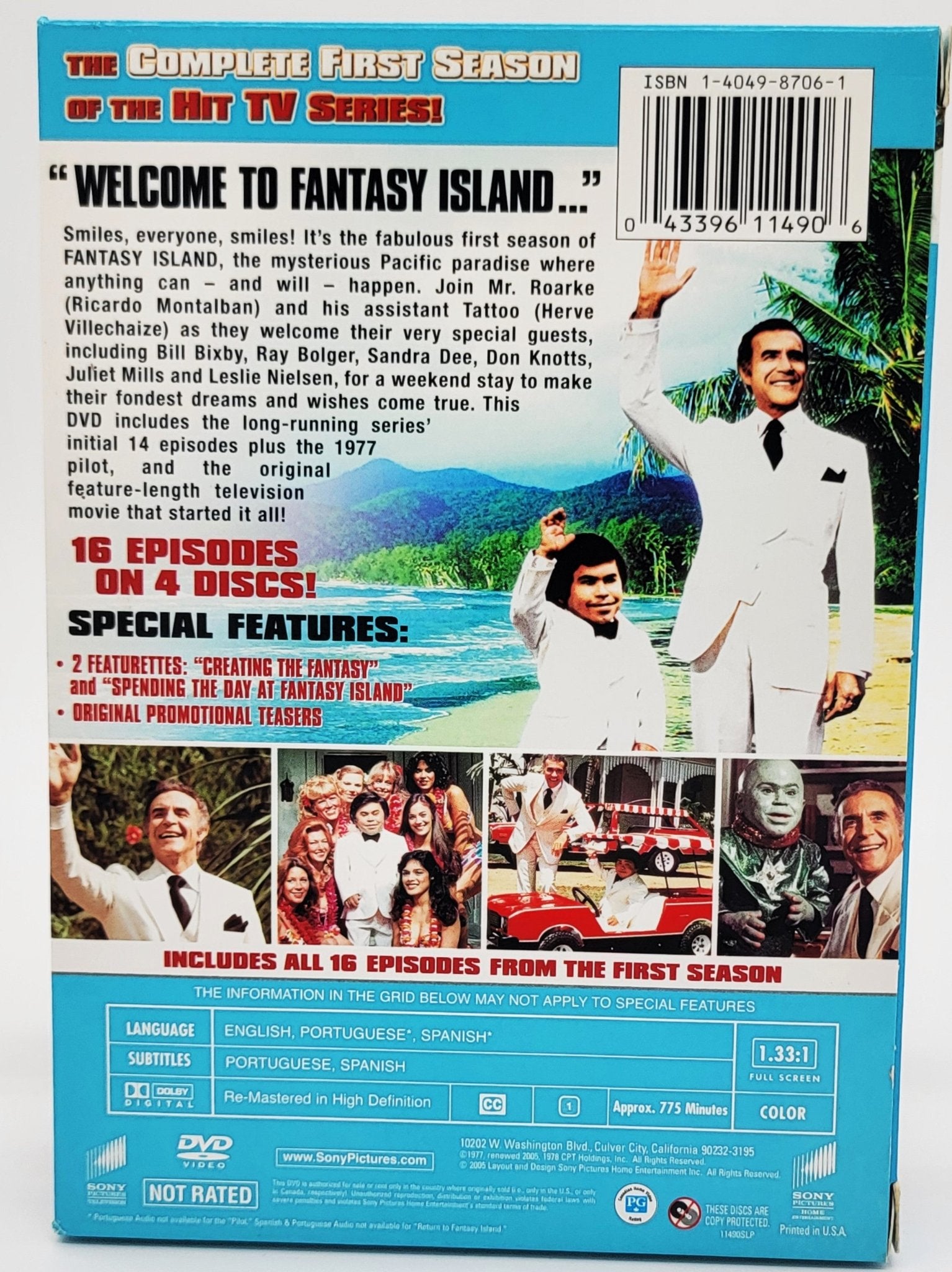 Sony Pictures Home Entertainment - Fantasy Island | DVD | The Complete First Season - DVD - Steady Bunny Shop