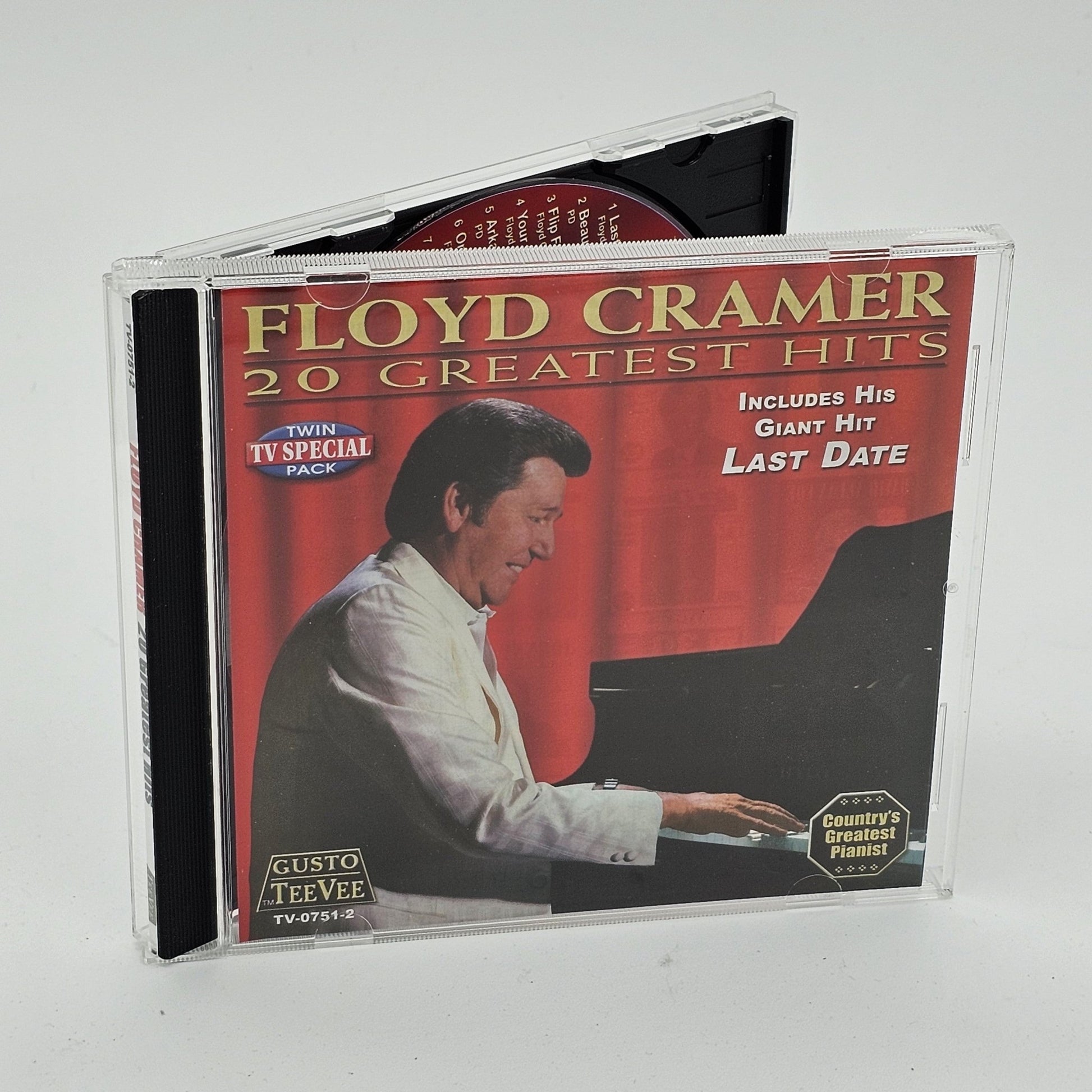 Gusto TeeVee - Floyd Cramer | 20 Greatest Hits | CD - Compact Disc - Steady Bunny Shop