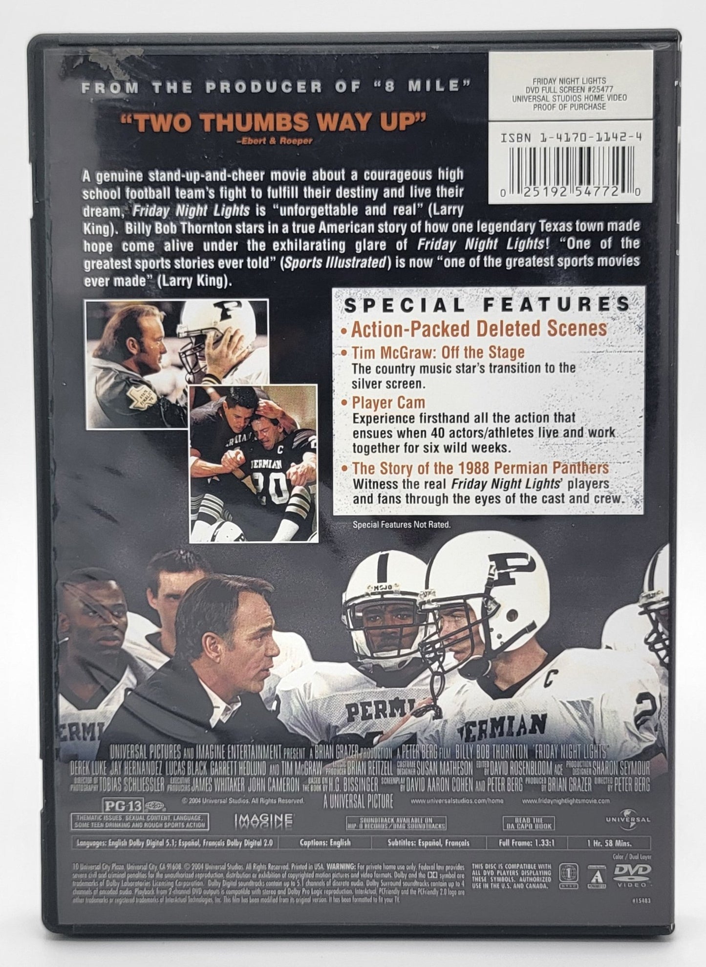 Universal Pictures Home Entertainment - Friday Night Lights | DVD | Full Screen - DVD - Steady Bunny Shop