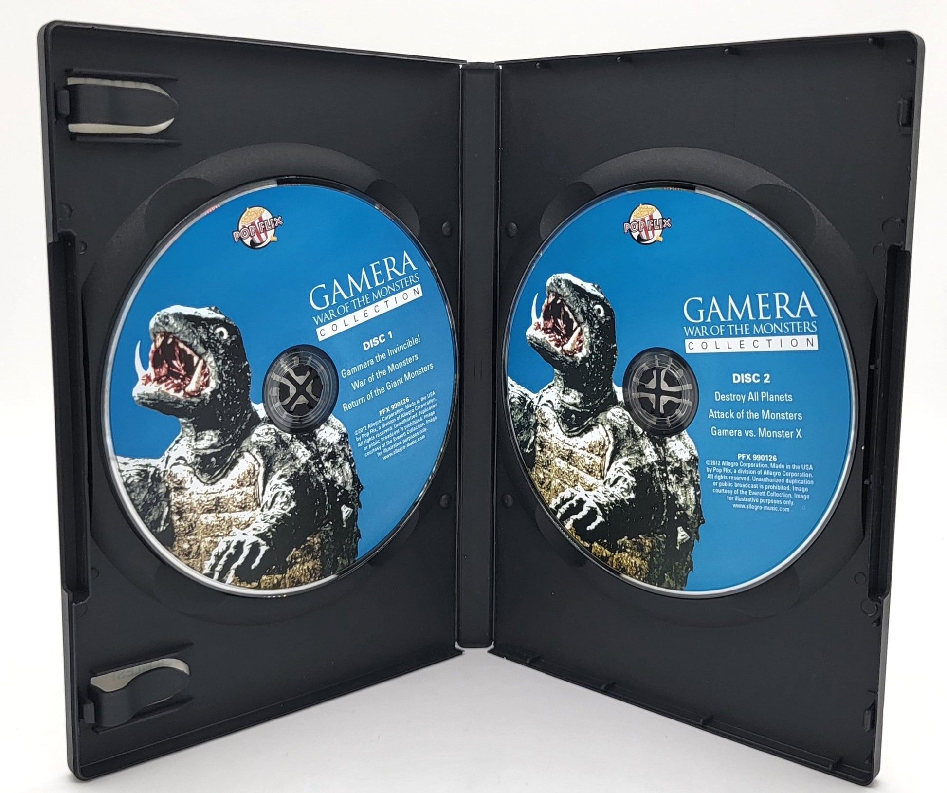 Pop Flicks - Gamera War of the Monsters Collections 2012 | DVD | 6 Monster Flicks on 2 DVD's - DVD - Steady Bunny Shop
