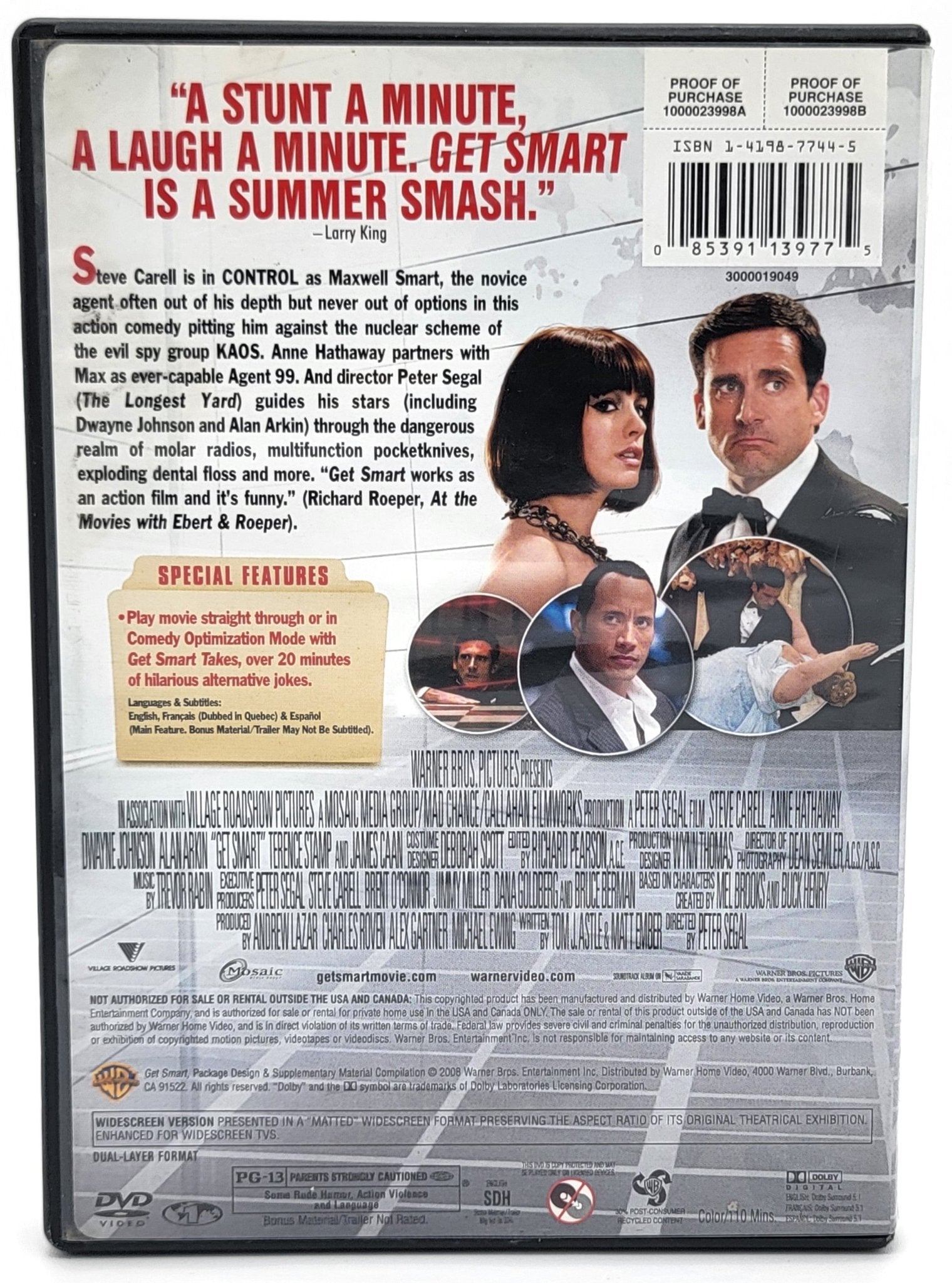 Warner Brothers - Get Smart | DVD | Widescreen - DVD - Steady Bunny Shop