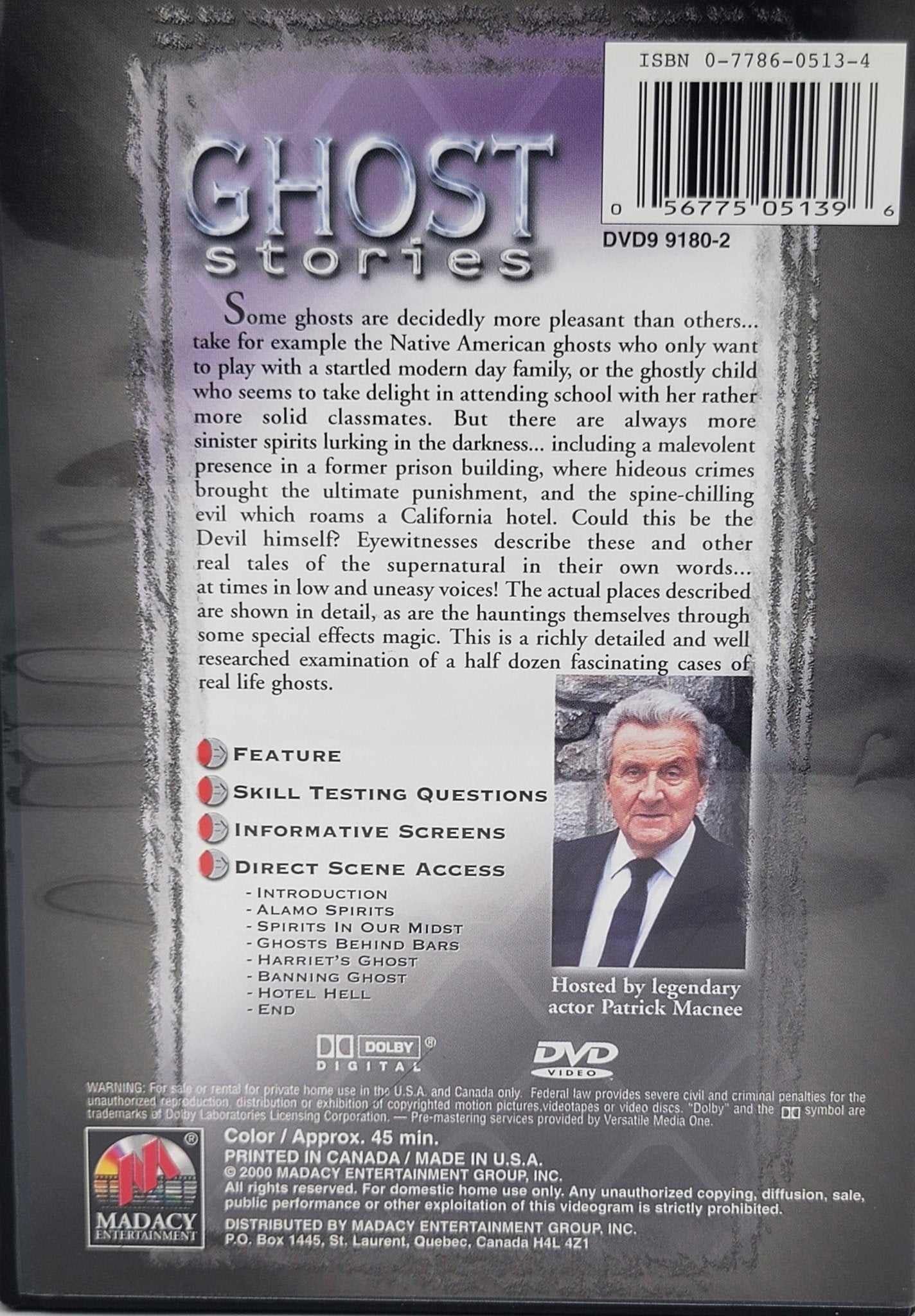 Madacy Entertainement - Ghost Stories - A Paranormal Insight | DVD | 5 Disc Set - DVD - Steady Bunny Shop