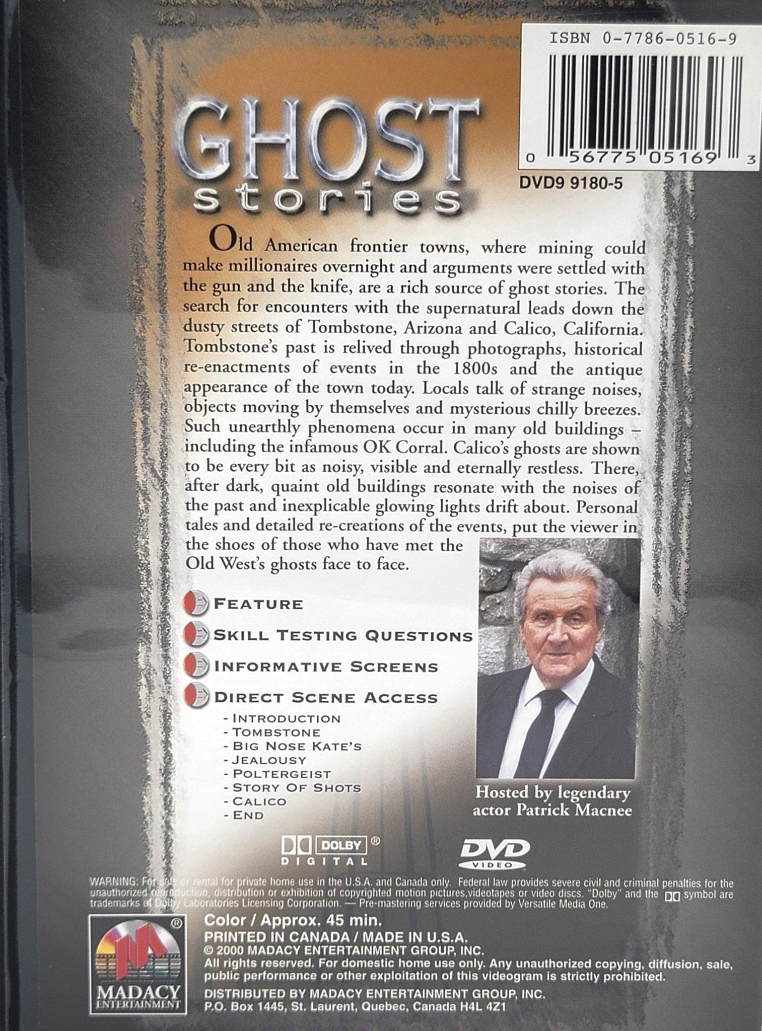 Madacy Entertainement - Ghost Stories - A Paranormal Insight | DVD | 5 Disc Set - DVD - Steady Bunny Shop