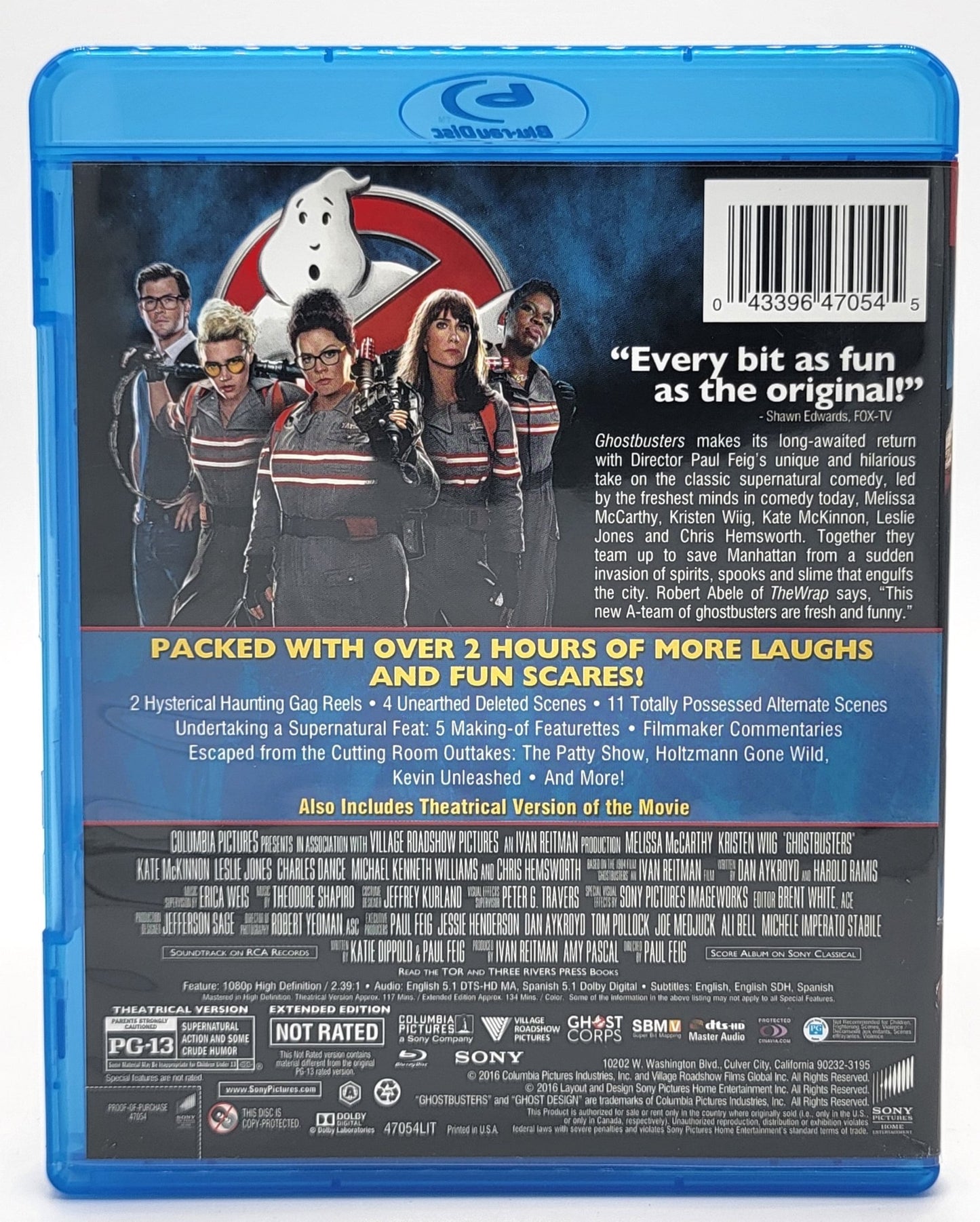 Columbia Pictures - Ghostbusters Answer the Call Extended Edition Also includes Theatrical Version - Blu-ray - Steady Bunny Shop