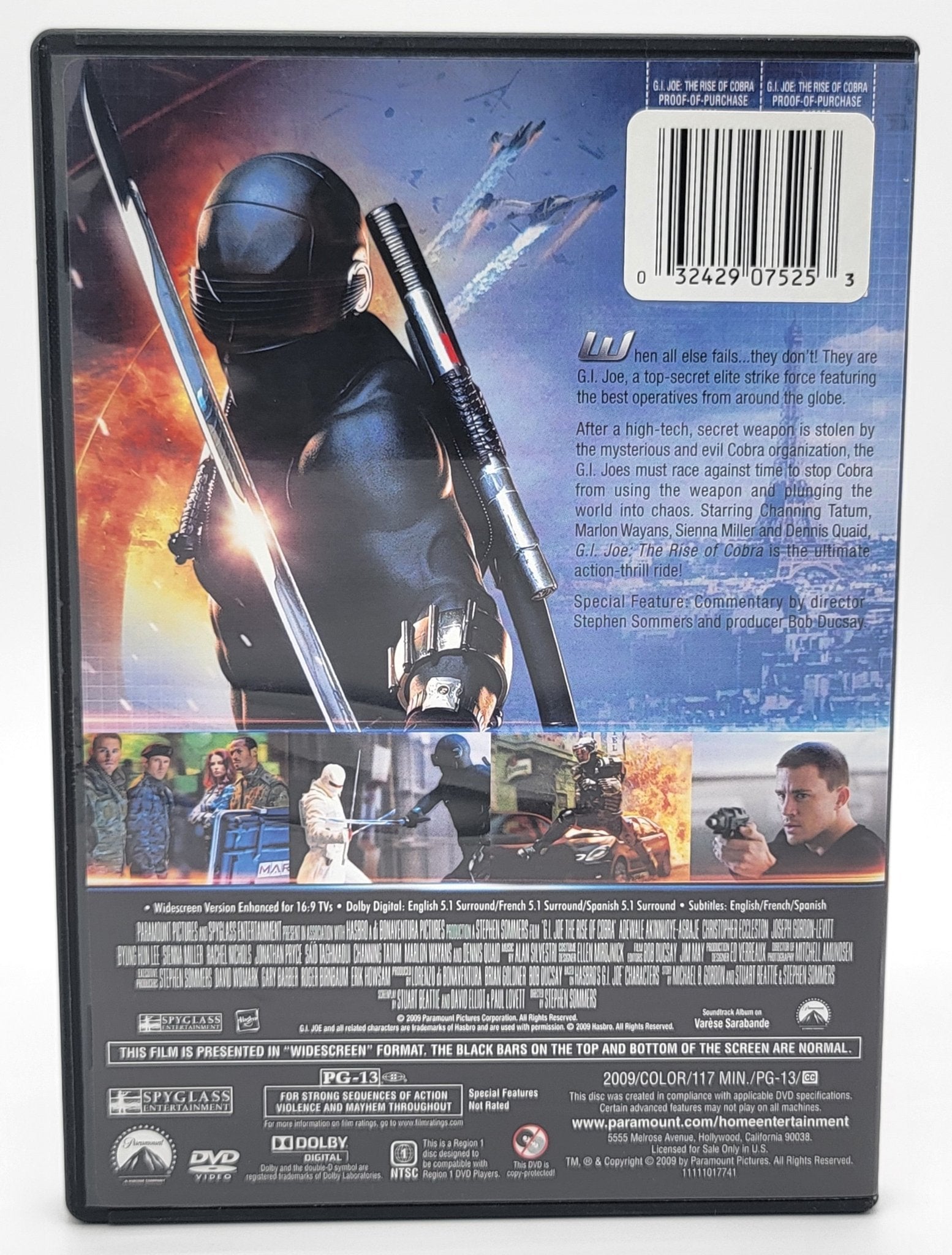 Paramount Home Entertainment - G.I Joe - The Rise of Cobra | DVD | Widescreen - DVD - Steady Bunny Shop