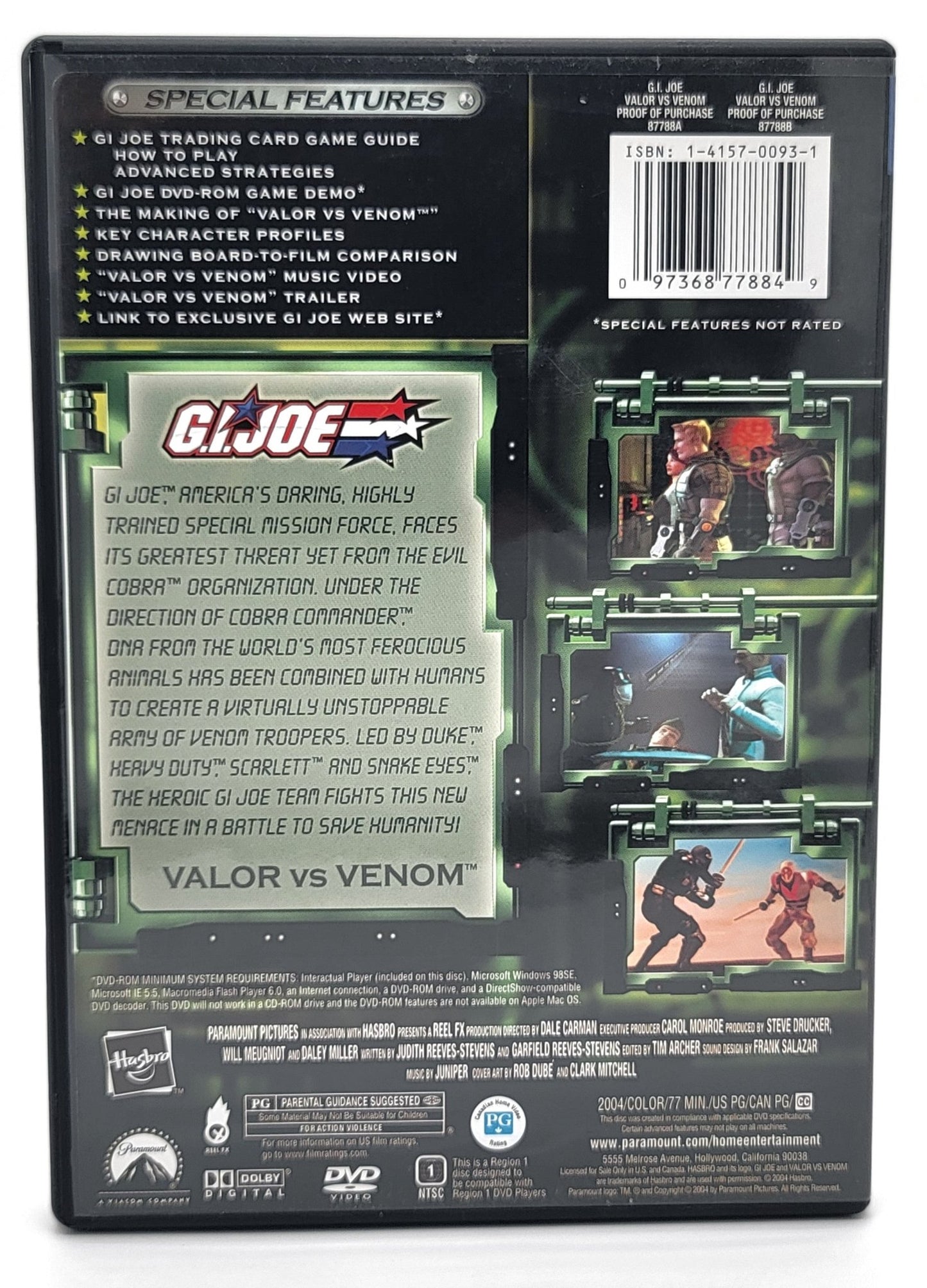 Paramount Pictures Home Entertainment - G.I Joe - Valor vs Venom | DVD - DVD - Steady Bunny Shop