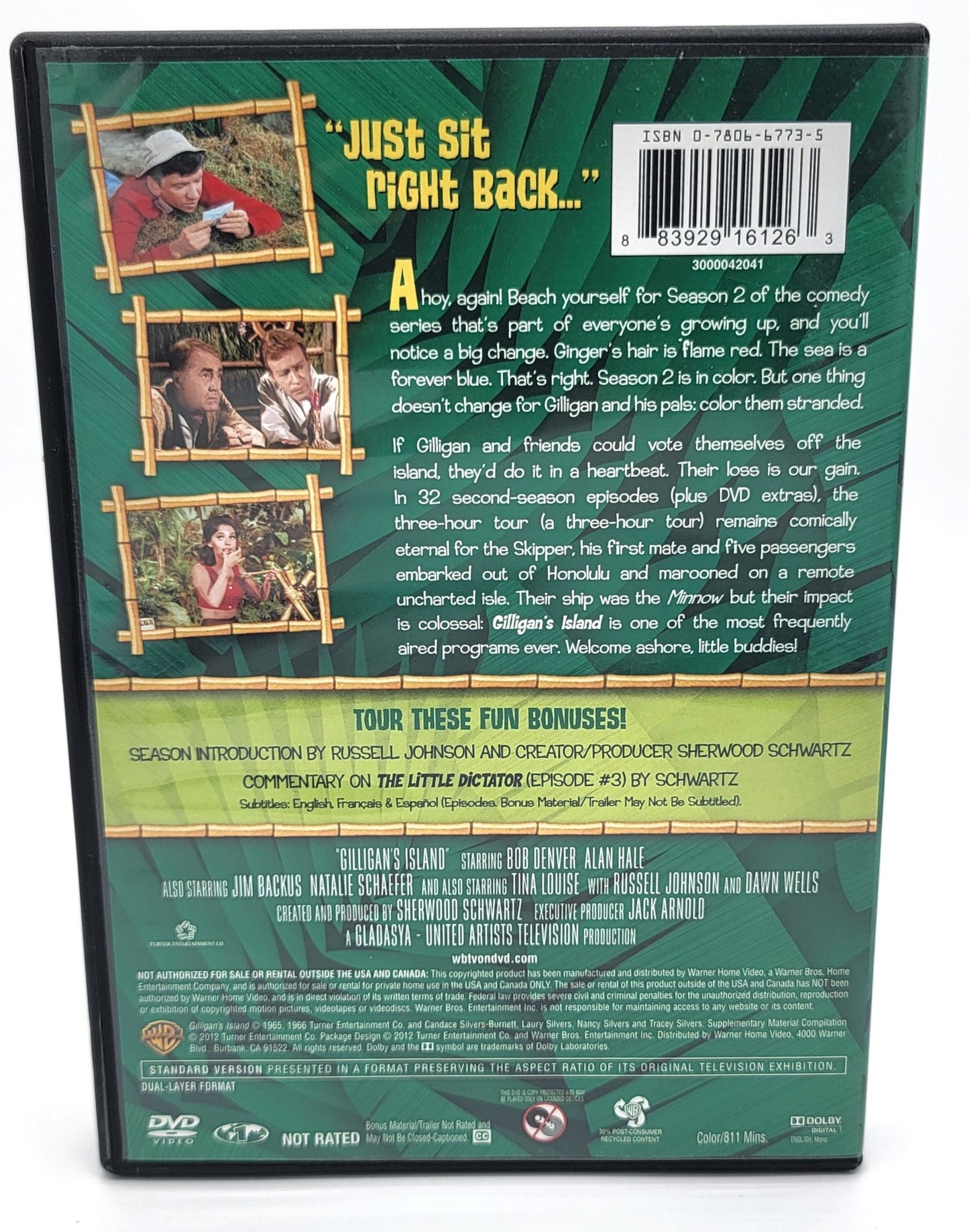 Barnes & Noble - Gilligan's Island | DVD | Complete Second Season - DVD - Steady Bunny Shop