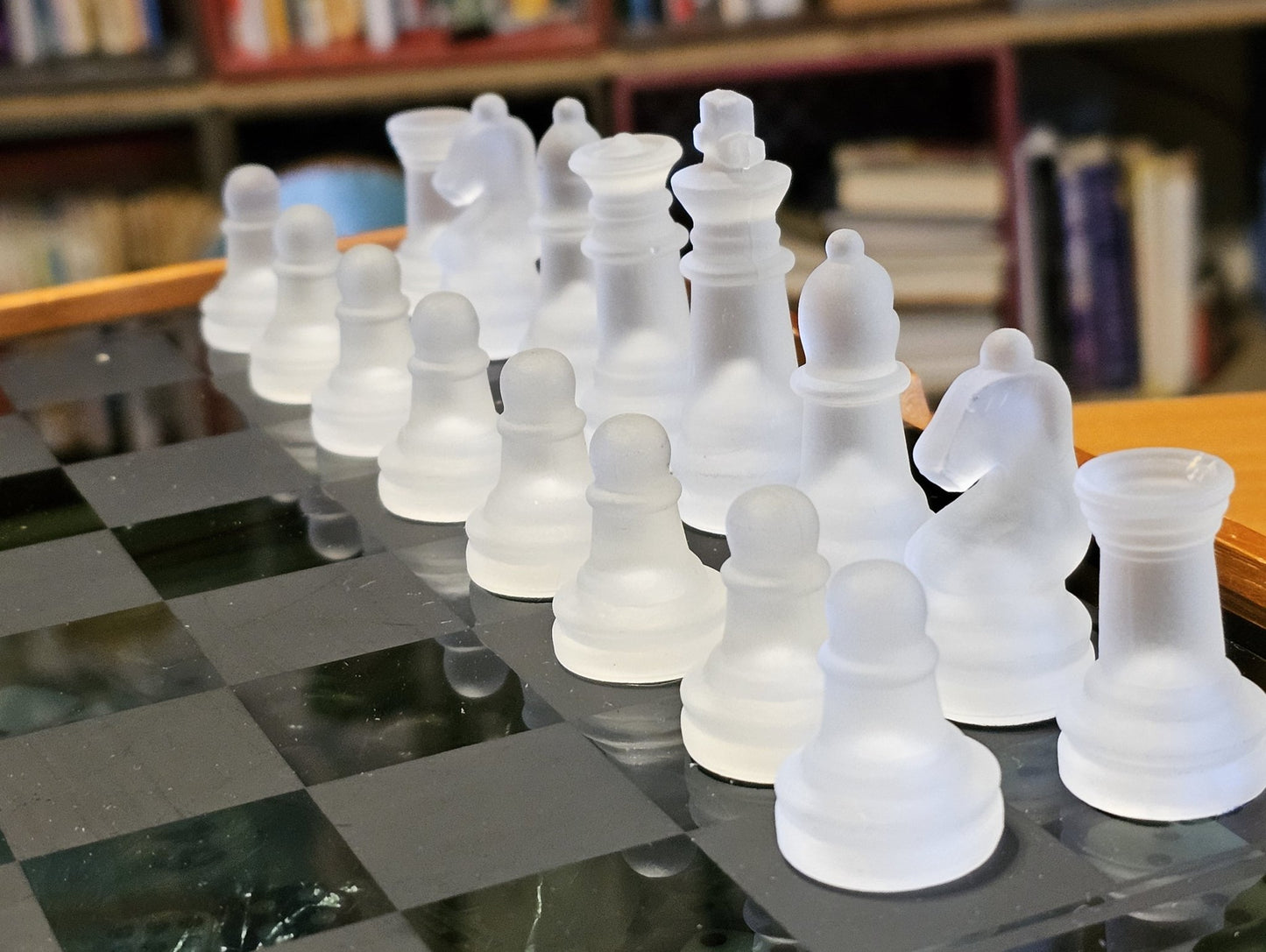 Steady Bunny Shop - Glass Chess Checkers Multi-Game Set - Chess Game - Steady Bunny Shop