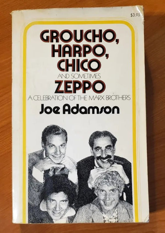 Simon and Schuster - Groucho, Harpo, Chico, and Sometimes Zeppo - Joe Adamson - Paperback Book - Steady Bunny Shop