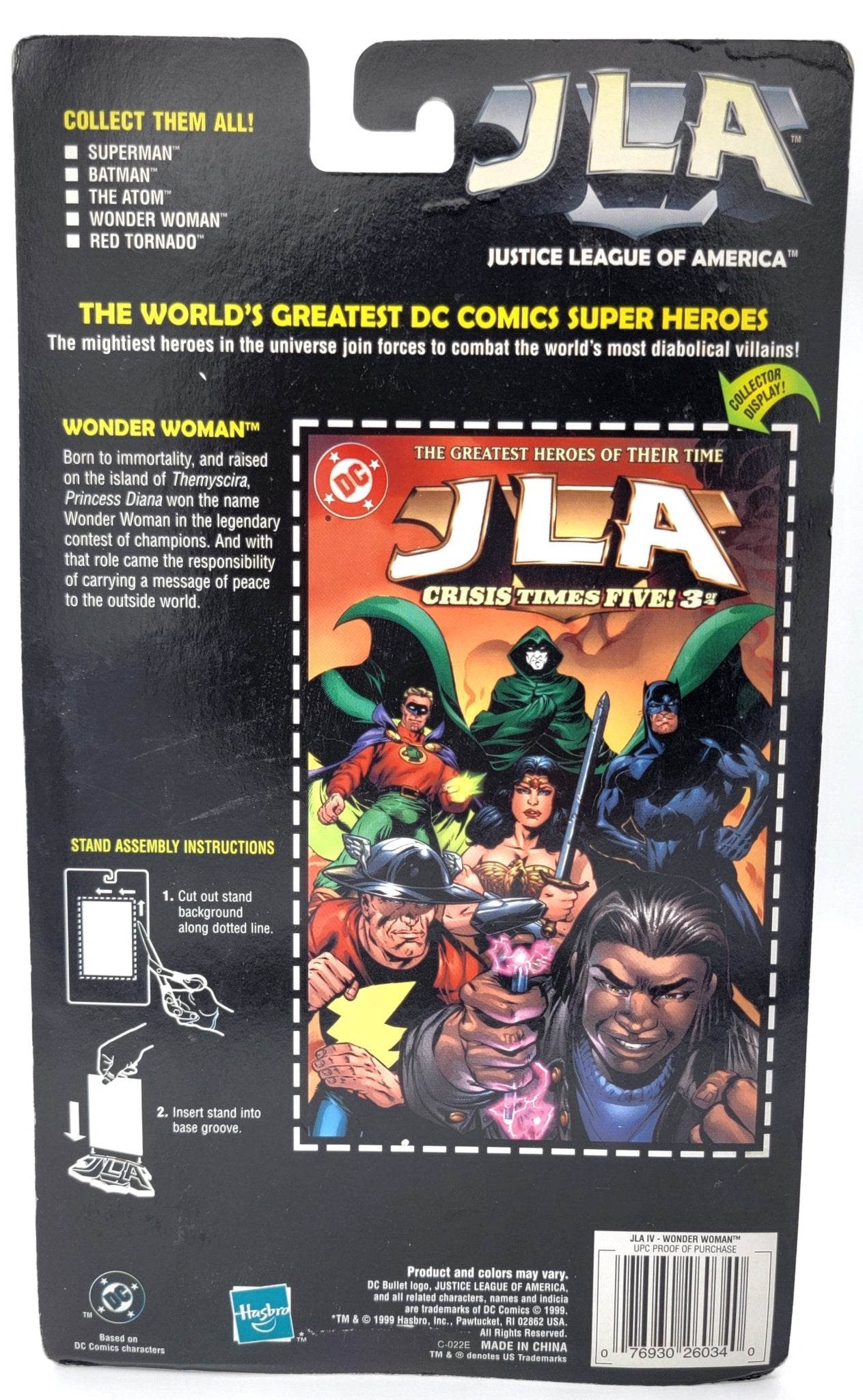 Hasbro - Hasbro | JLA Wonder Women 1999 | With Collector Display Stand | Vintage Action Figure - Action Figures - Steady Bunny Shop
