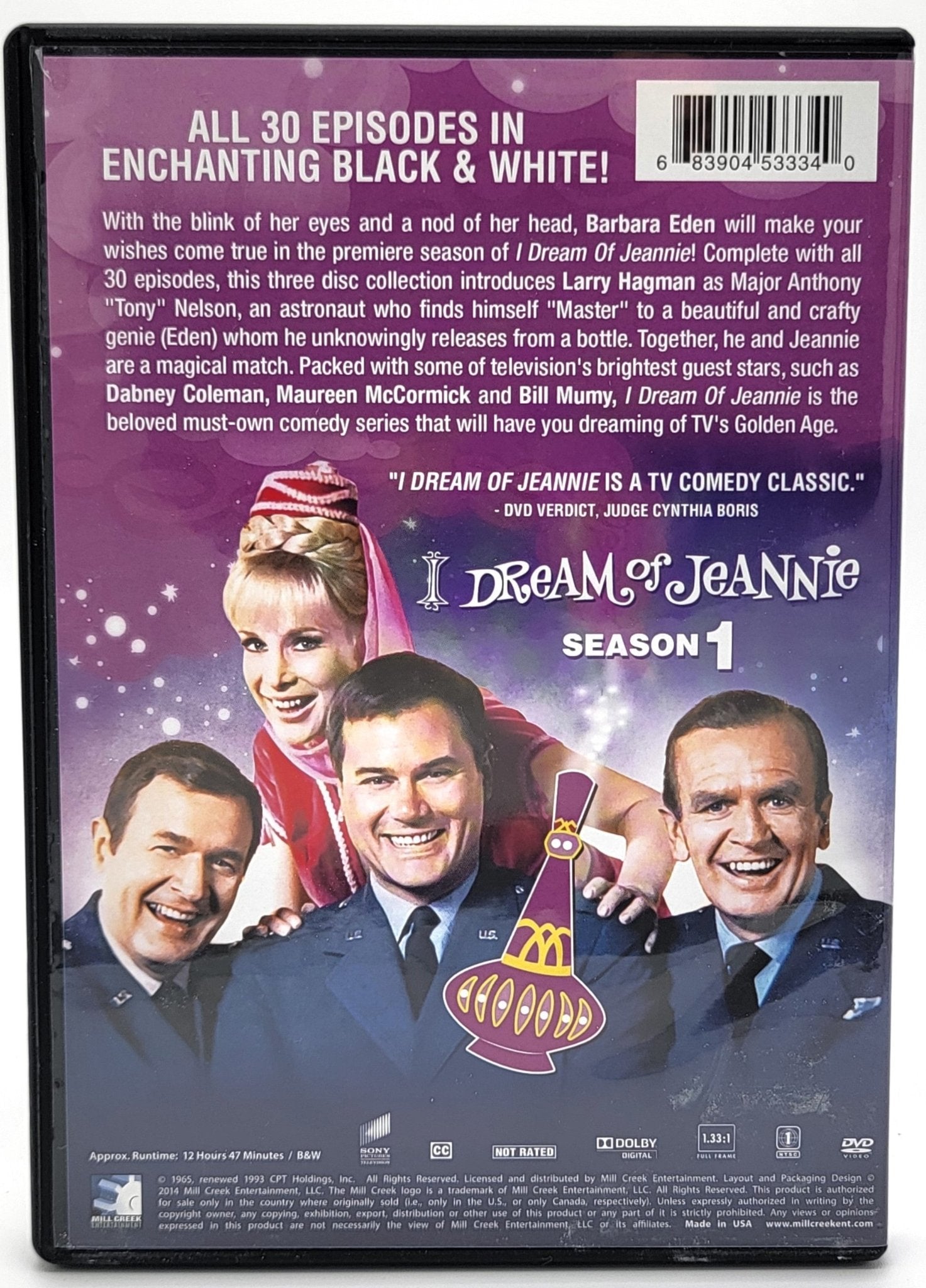 Sony Pictures Home Entertainment - I Dream of Jeannie | DVD | Season 1 | 3 Disc Set - DVD - Steady Bunny Shop