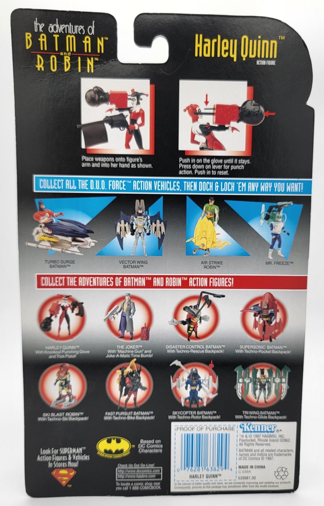 Kenner - Kenner | The Adventures of Batman & Robin - Harley Quinn 1997 | Vintage Action Figure - Action Figures - Steady Bunny Shop