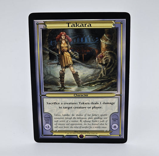 Wizards Of The Coast - Magic The Gathering | Takara Vanguard | Oversized Character Card - Collectible Card Game - Steady Bunny Shop