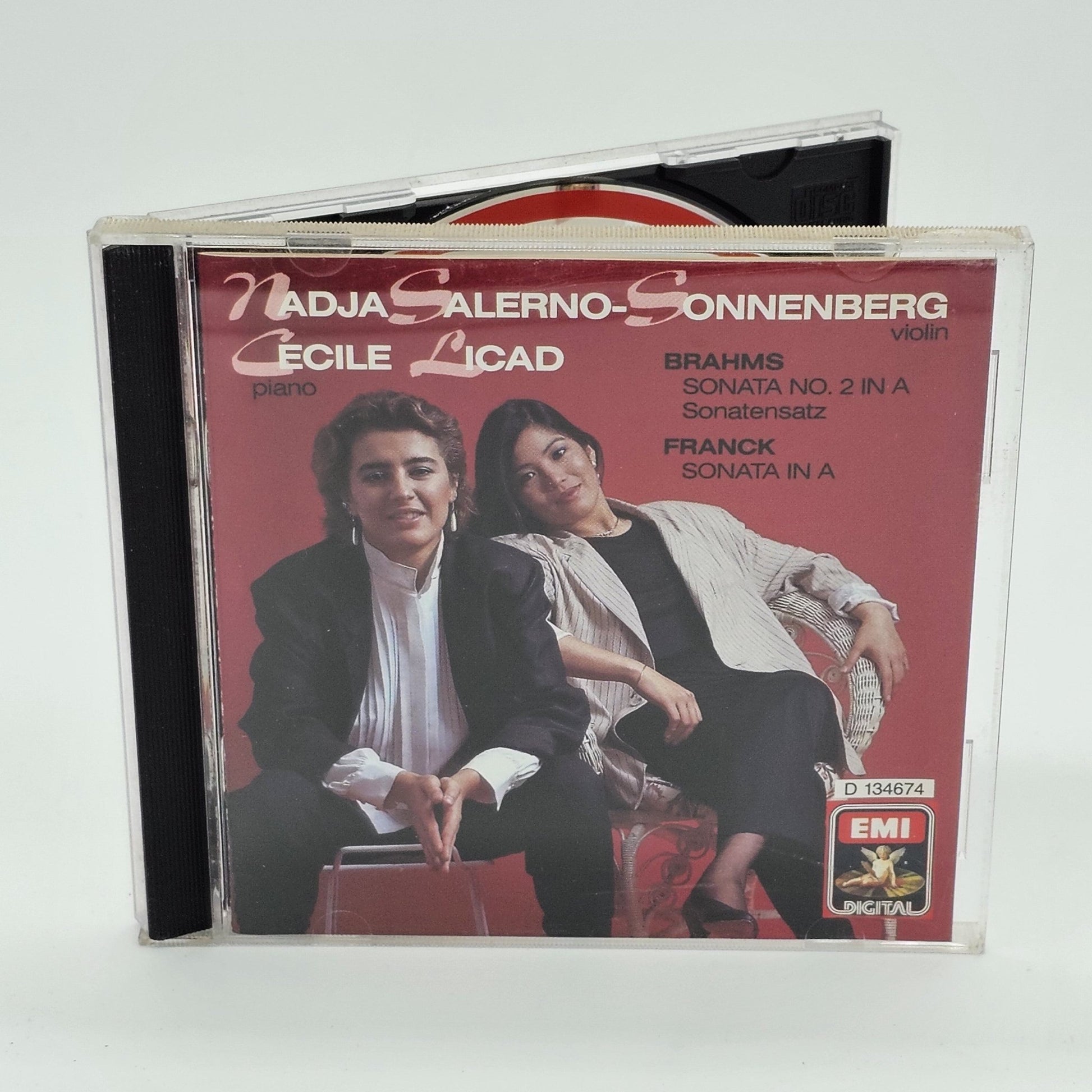 EMI Records - Nadja Salerno-Sonnenberg - Cecile Licad | Franck & Brahms Sonatas | CD - Compact Disc - Steady Bunny Shop