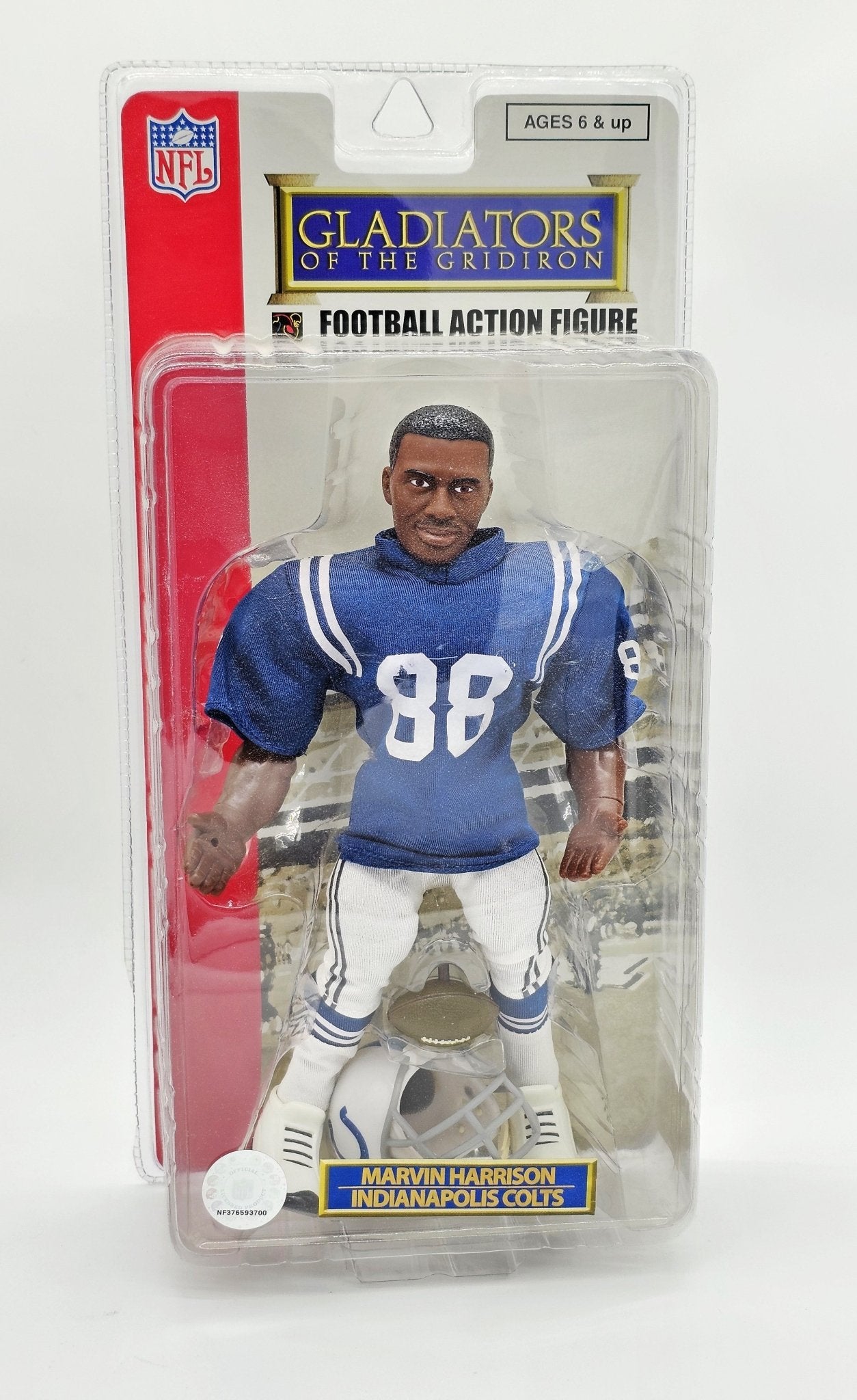 NFL - NFL | Gladiators Of The Gridiron | Marvin Harrison | 10" Football Action Figure - Action Figures - Steady Bunny Shop