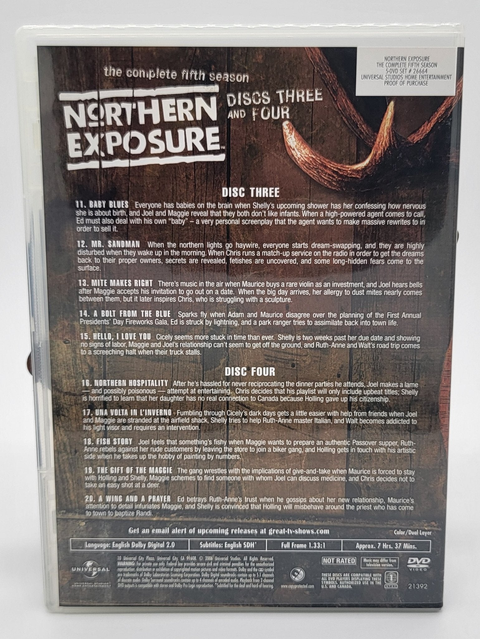 Universal Pictures Home Entertainment - Northern Exposure | DVD | The Complete Fifth Season - DVD - Steady Bunny Shop