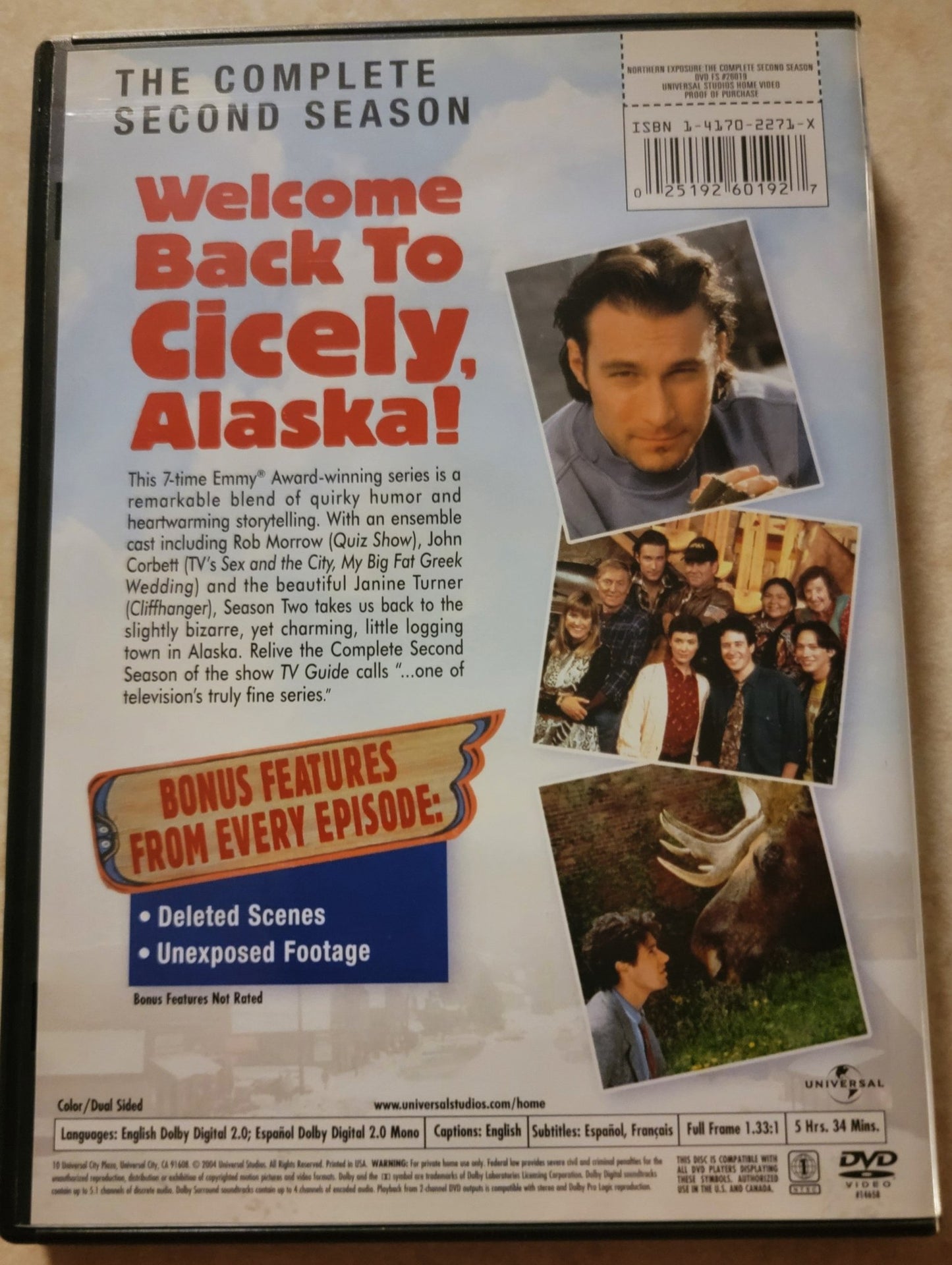 Universal Pictures Home Entertainment - Northern Exposure | DVD | The Complete Second - Novelty Parka Yellow Cover - DVD - Steady Bunny Shop