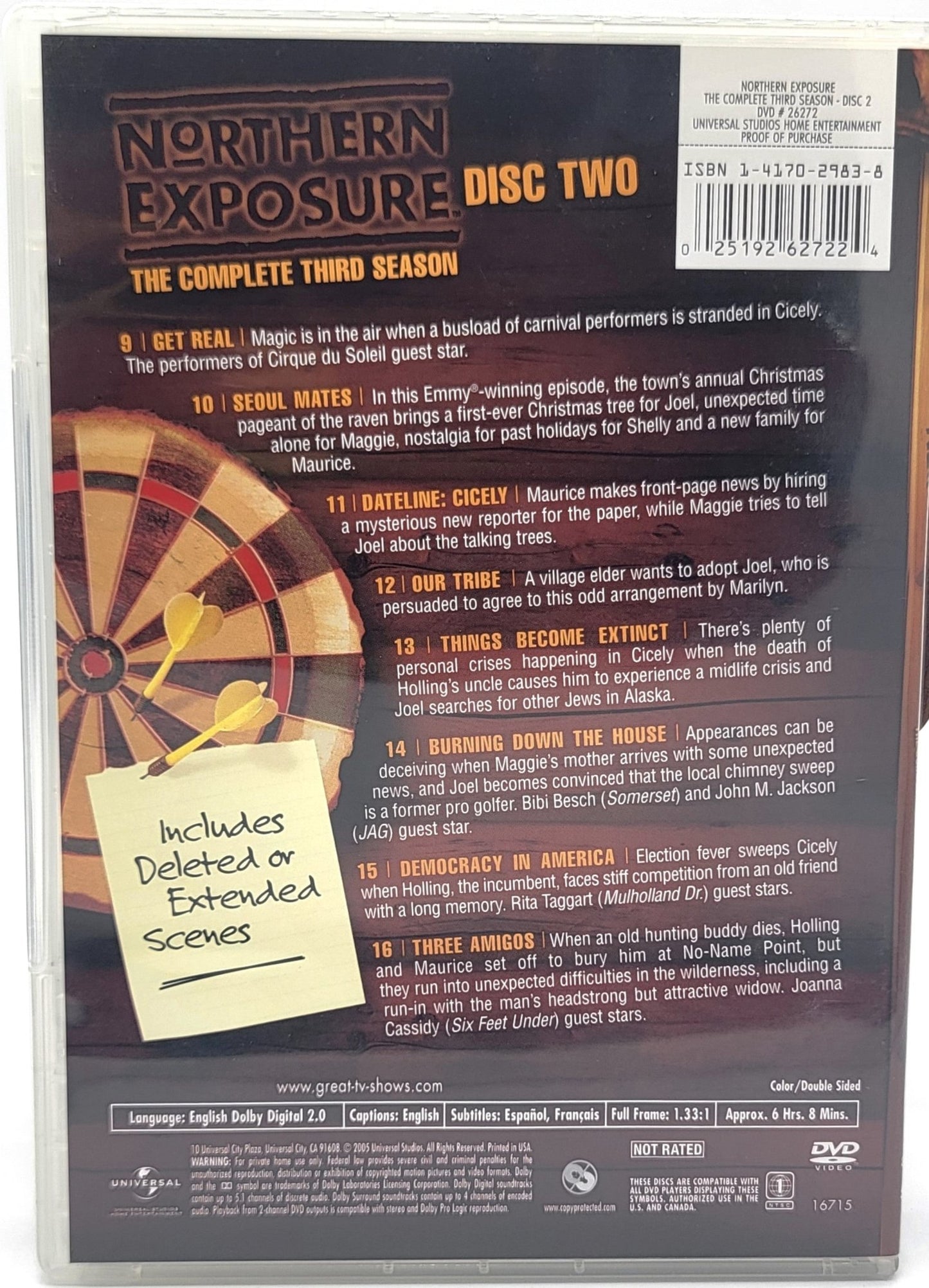 Universal Studios - Northern Exposure | DVD | The Complete Third Season - DVD - Steady Bunny Shop