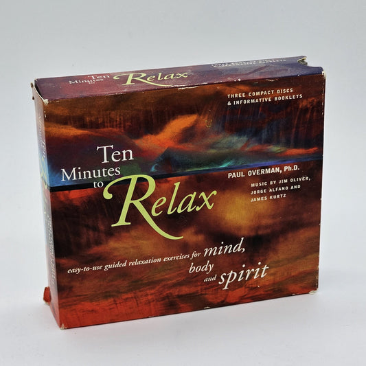 The Relaxation Company - Paul Overman, Ph.D. |Ten Minutes To Relax Mind Body Spirit | 3 CD Set - Compact Disc - Steady Bunny Shop