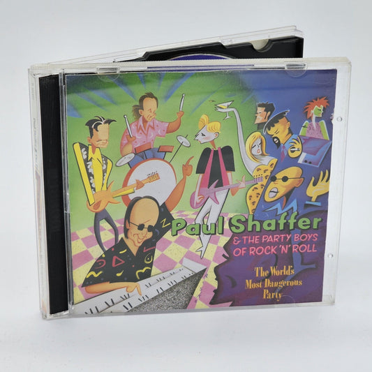 SBK Records - Paul Shaffer & The Party Boys Of Rock 'n' Roll | The World's Most Dangerous Party | 2 CD Set - Compact Disc - Steady Bunny Shop