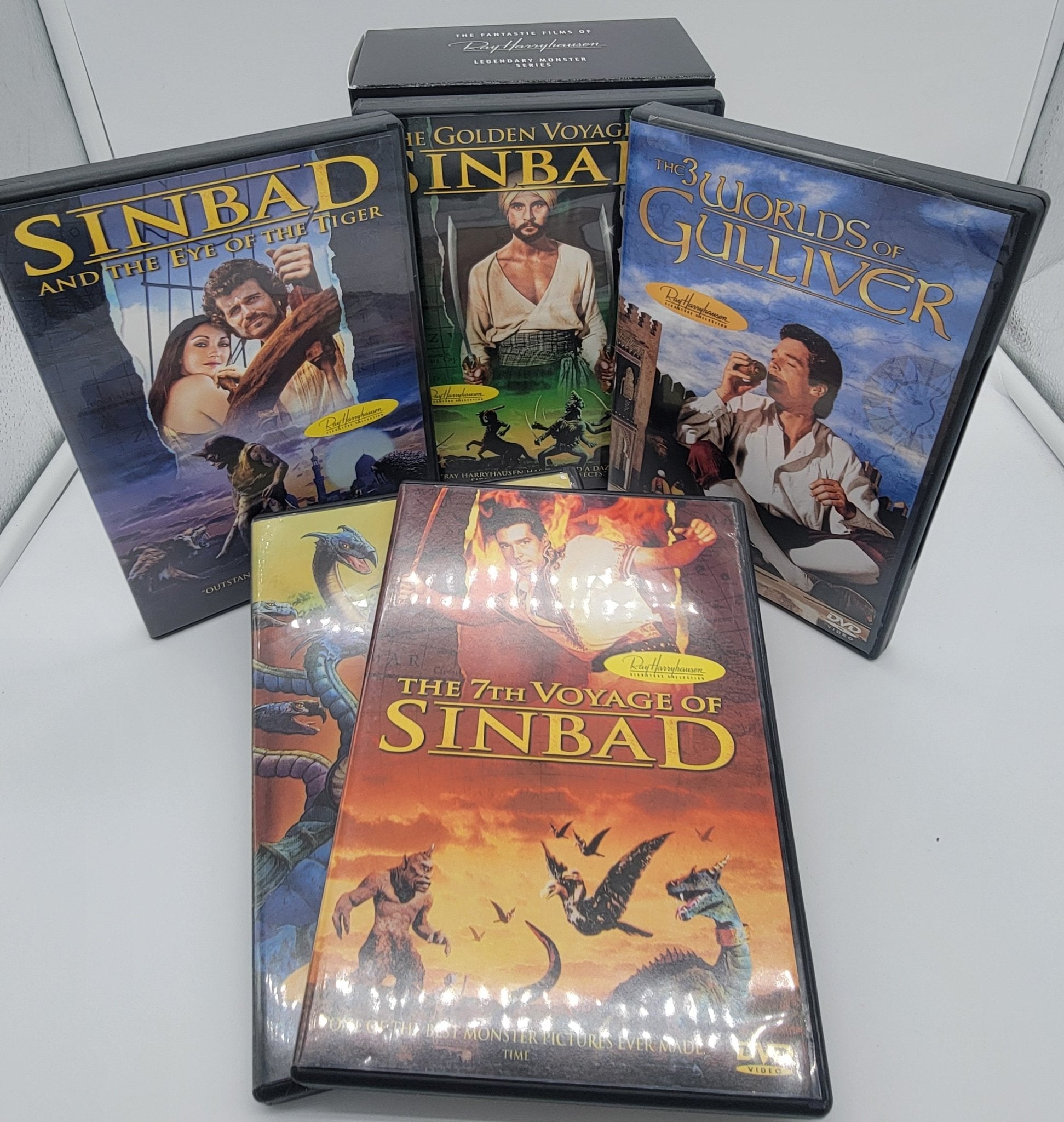 Columbia Pictures - Ray Harryhausen - Legendary Monster Series - The Fantastic Films | SINBAD - 5 Disc Set - DVD - Steady Bunny Shop