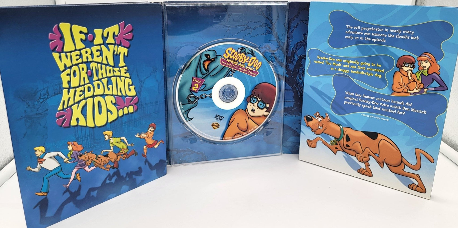 Warner Brothers - Scooby-Doo Where are you | DVD | The Complete 1st 2nd Seasons | Hanna Barbera Golden Collection - DVD - Steady Bunny Shop