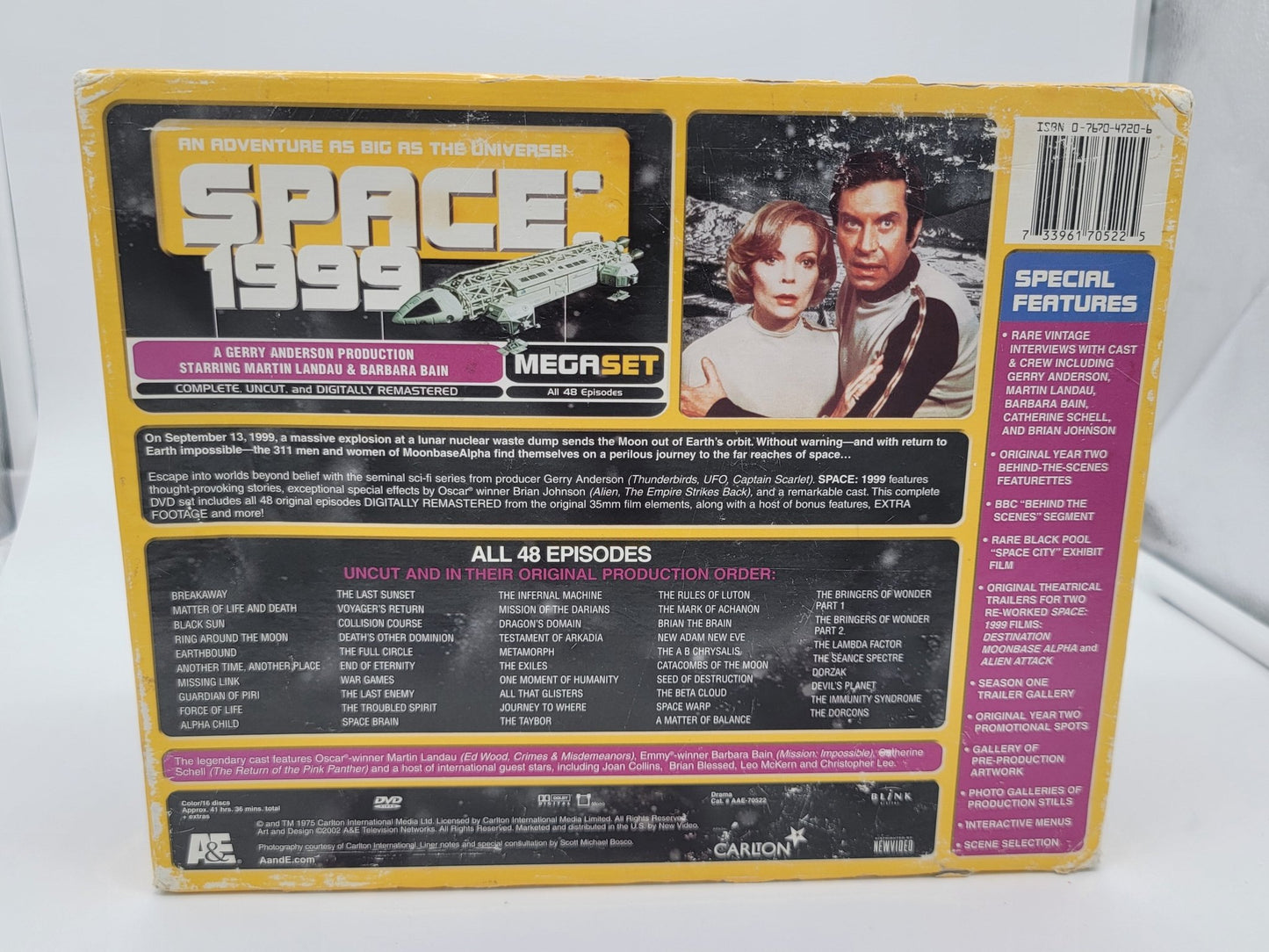 A&E - Space 1999 Mega Set all 48 Episodes | Complete Uncut & Digitally Remastered | DVD - DVD - Steady Bunny Shop