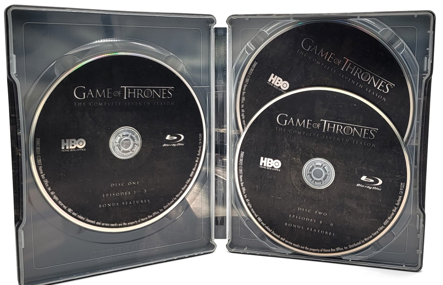 HBO Home Entertainment - Steel Book Game of Thrones - Dragonstone - The Complete Seventh Season | Blu Ray 3 Disc Set - Limited Edition Collectors Tin - Blu-ray - Steady Bunny Shop
