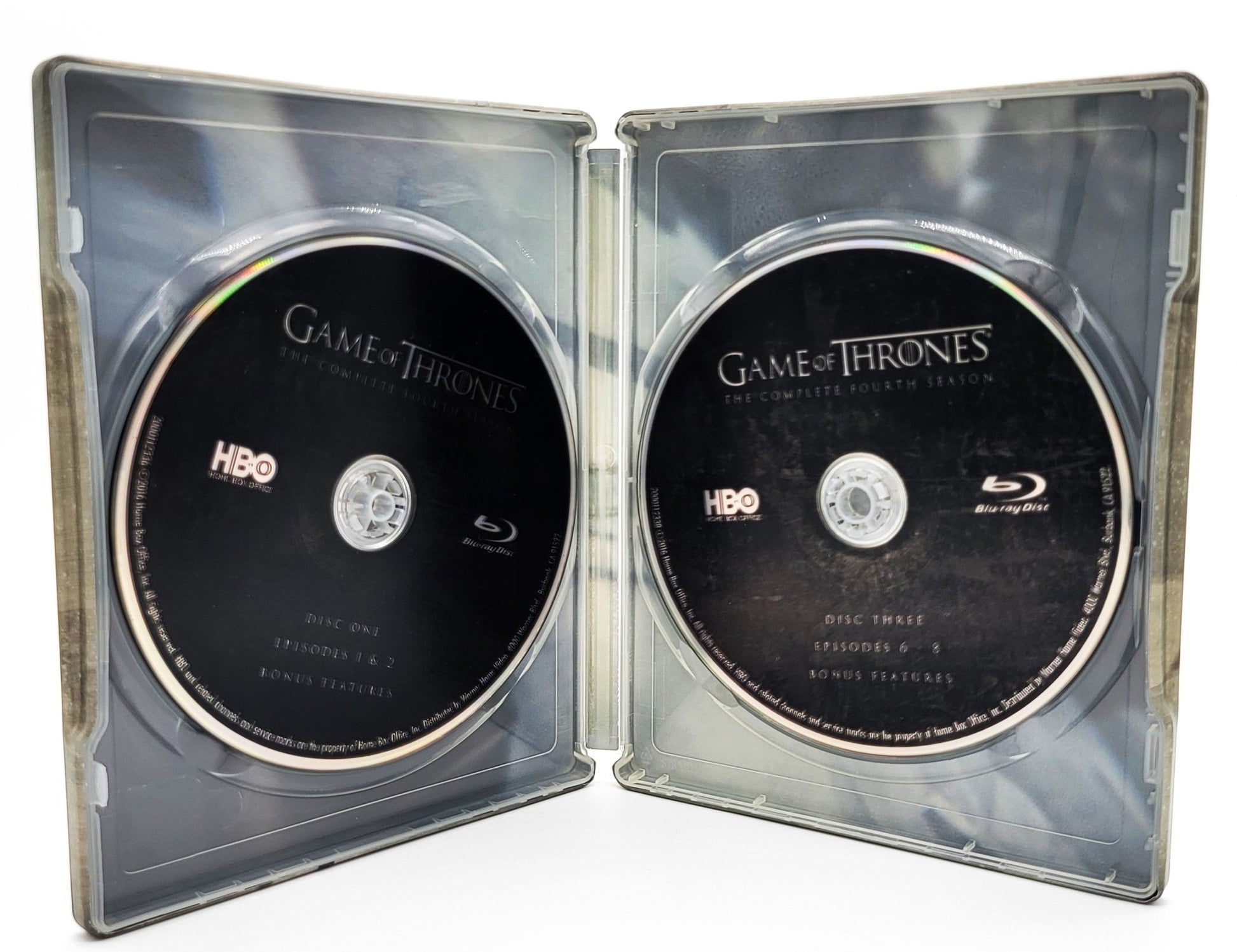 HBO Home Entertainment - Steel Book Game of Thrones - The Wall - The Complete Fourth Season | Blu Ray 4 Disc Set - Limited Edition Collectors Tin - Blu-ray - Steady Bunny Shop