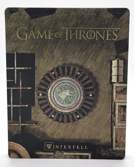 HBO Home Entertainment - Steel Book Game of Thrones - Winterfell - The Complete First Season | Blu Ray 5 Disc Set - Limited Edition Collectors Tin - Blu-ray - Steady Bunny Shop