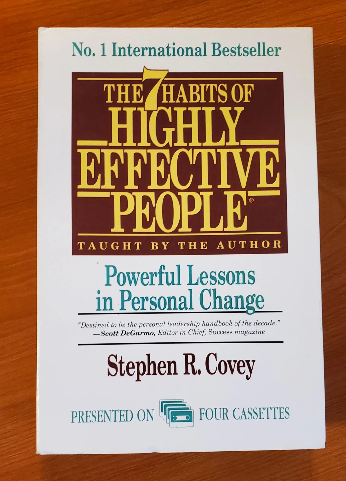 Covey Leadership - The 7 Habits Of Highly Effective People - Stephen R. Covey - Cassette Tape - Steady Bunny Shop