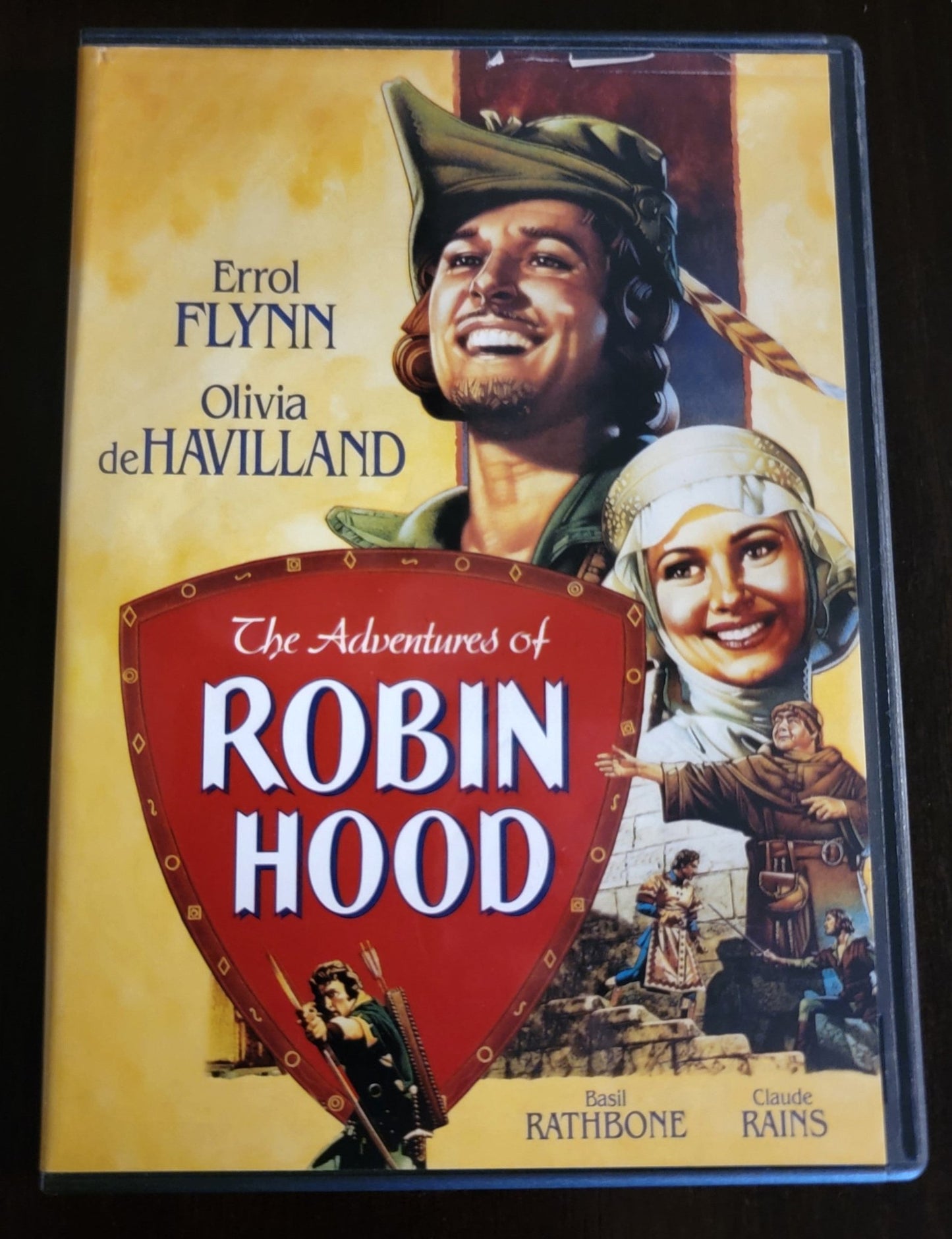 Warner Home Video - The Adventures of Robin Hood | DVD | Standard Version - Errol Flynn & Olivia De Havilland - DVD - Steady Bunny Shop