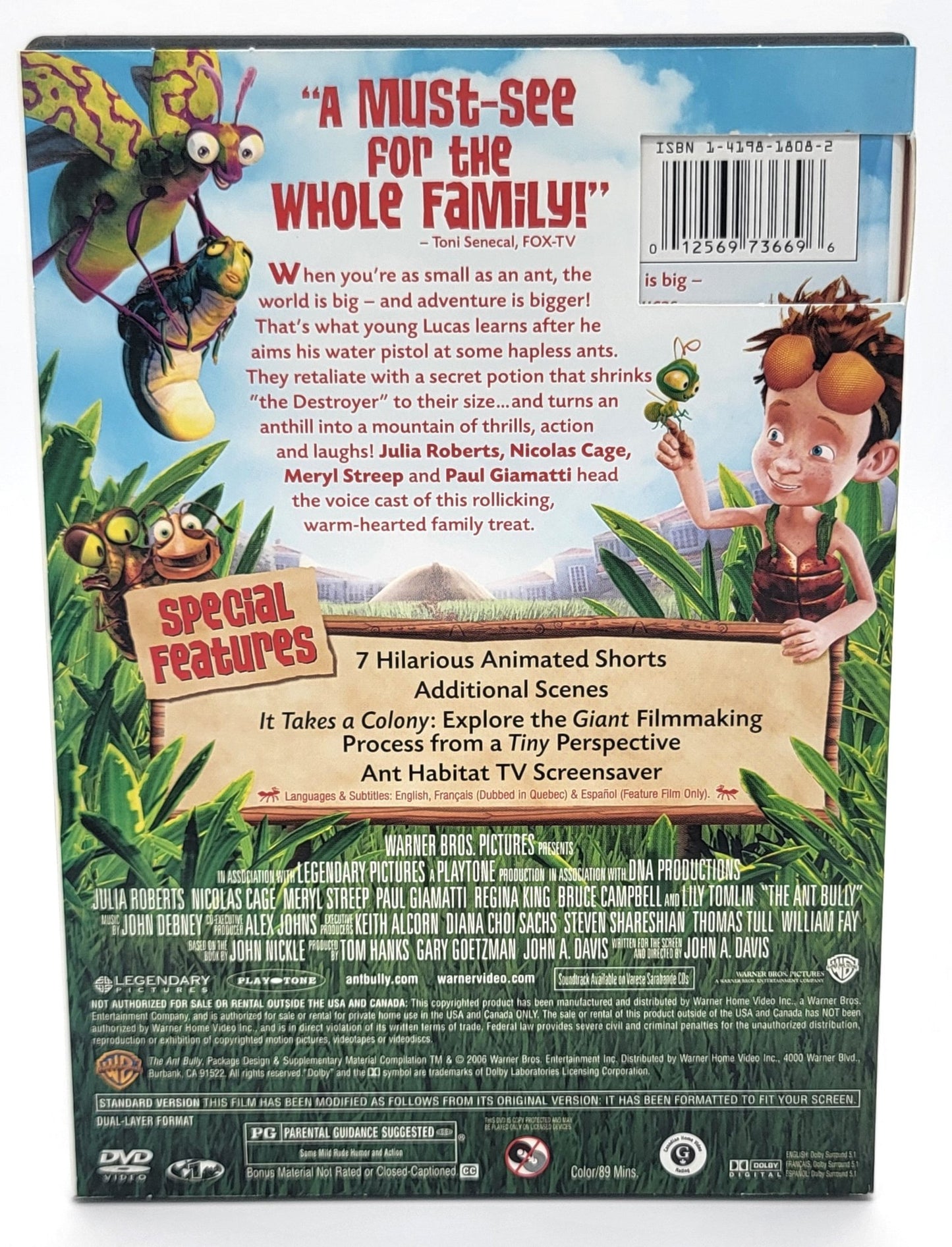 Warner Brothers - The Ant Bully | DVD| Full Screen Edition - DVD - Steady Bunny Shop