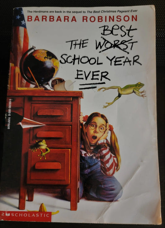 Steady Bunny Shop - The Best Worst School Year Ever - Barbara Robinson - Paperback Book - Steady Bunny Shop