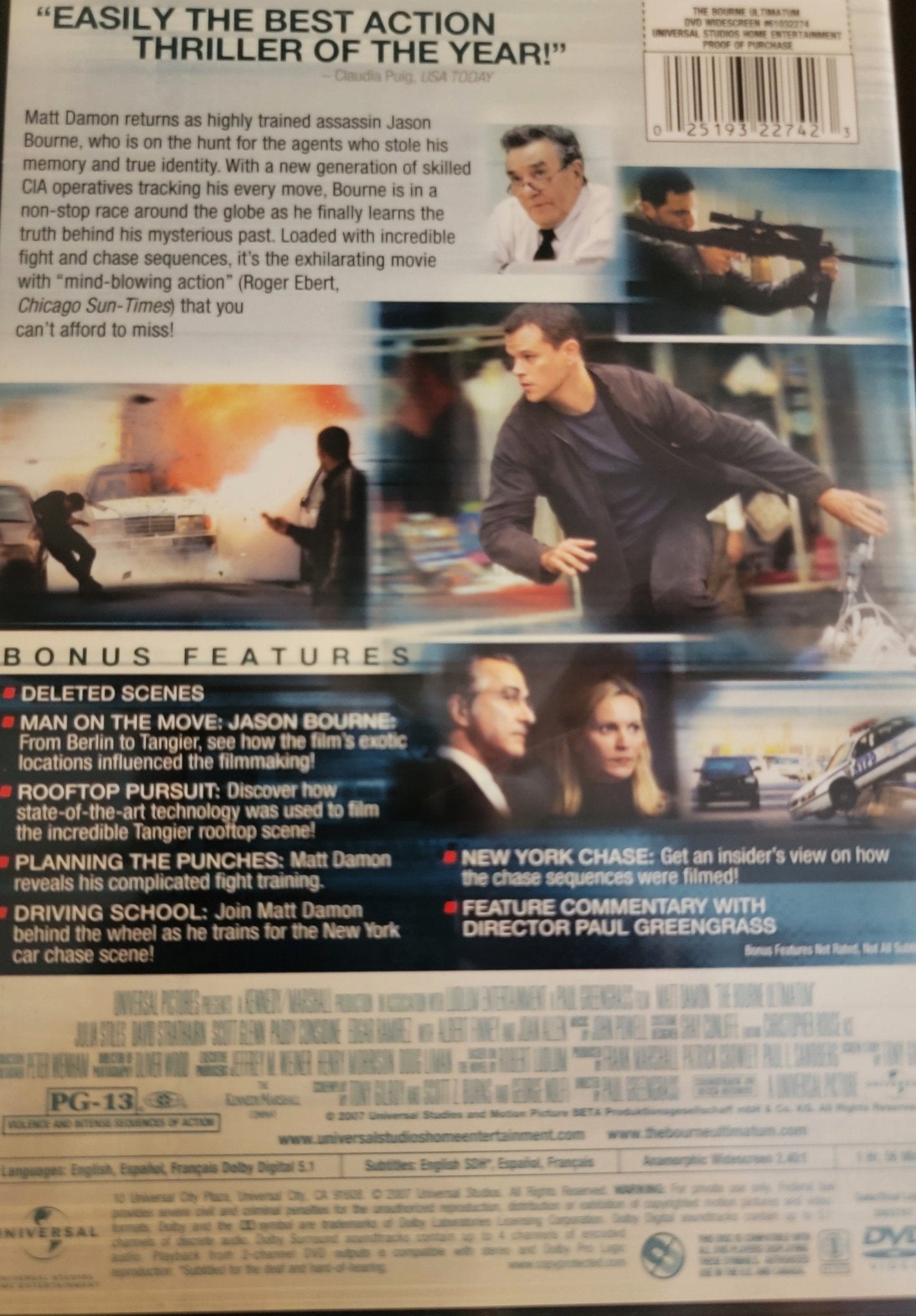 Universal Pictures Home Entertainment - The Bourne Ultimatum | DVD | Widescreen - DVD - Steady Bunny Shop
