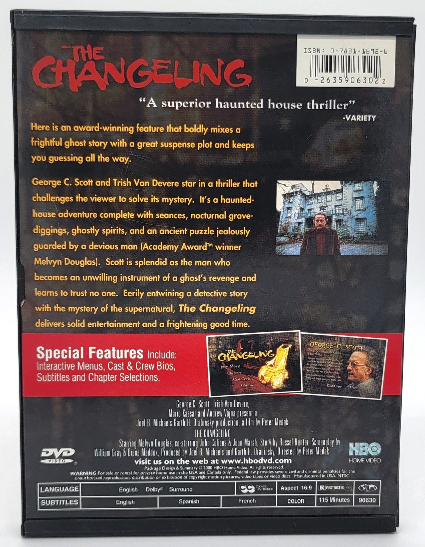 HBO Studios - The Changeling | DVD | - DVD - Steady Bunny Shop