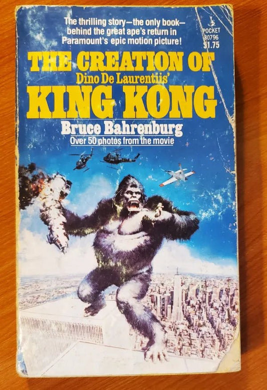 Pocket Books - The Creation Of Dino De Laurentiis' King Kong - Bruce Bahrenburg - Paperback Book - Steady Bunny Shop
